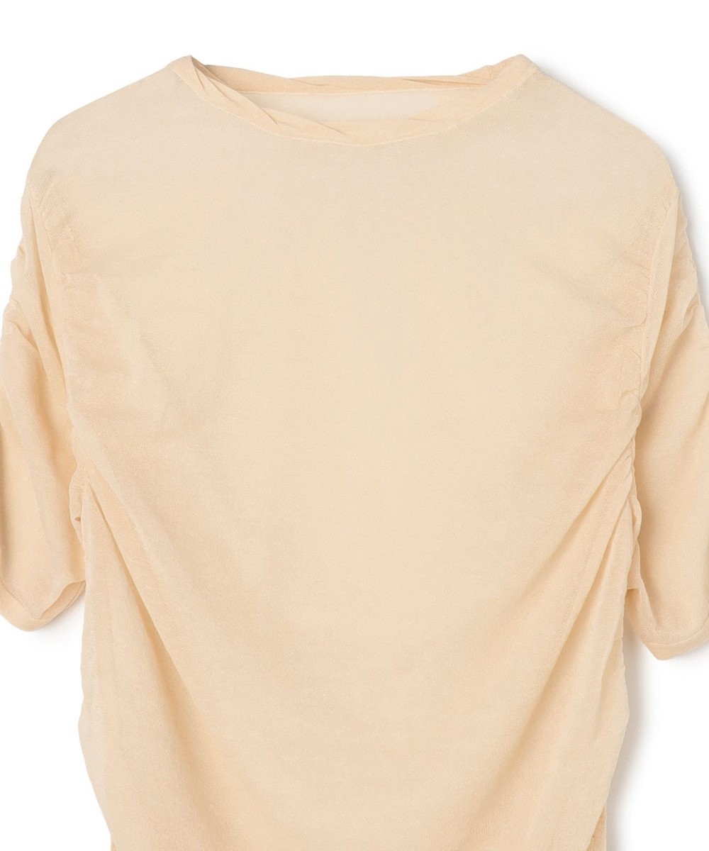 BEIGE， TOPAZ / アレンジギャザー ニット 