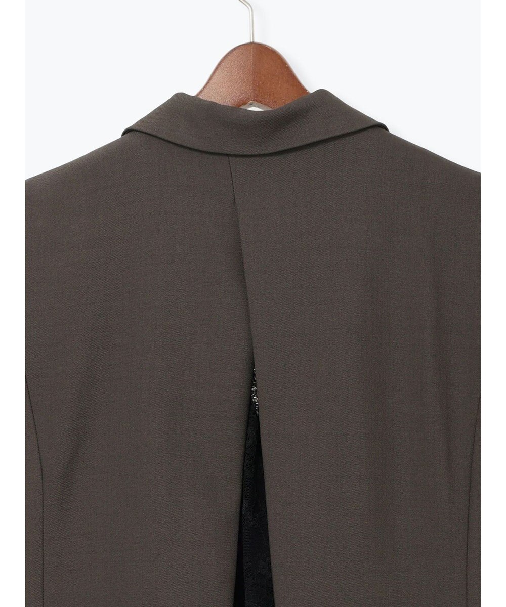 Te chichi レースドッキングテーラードジレ 