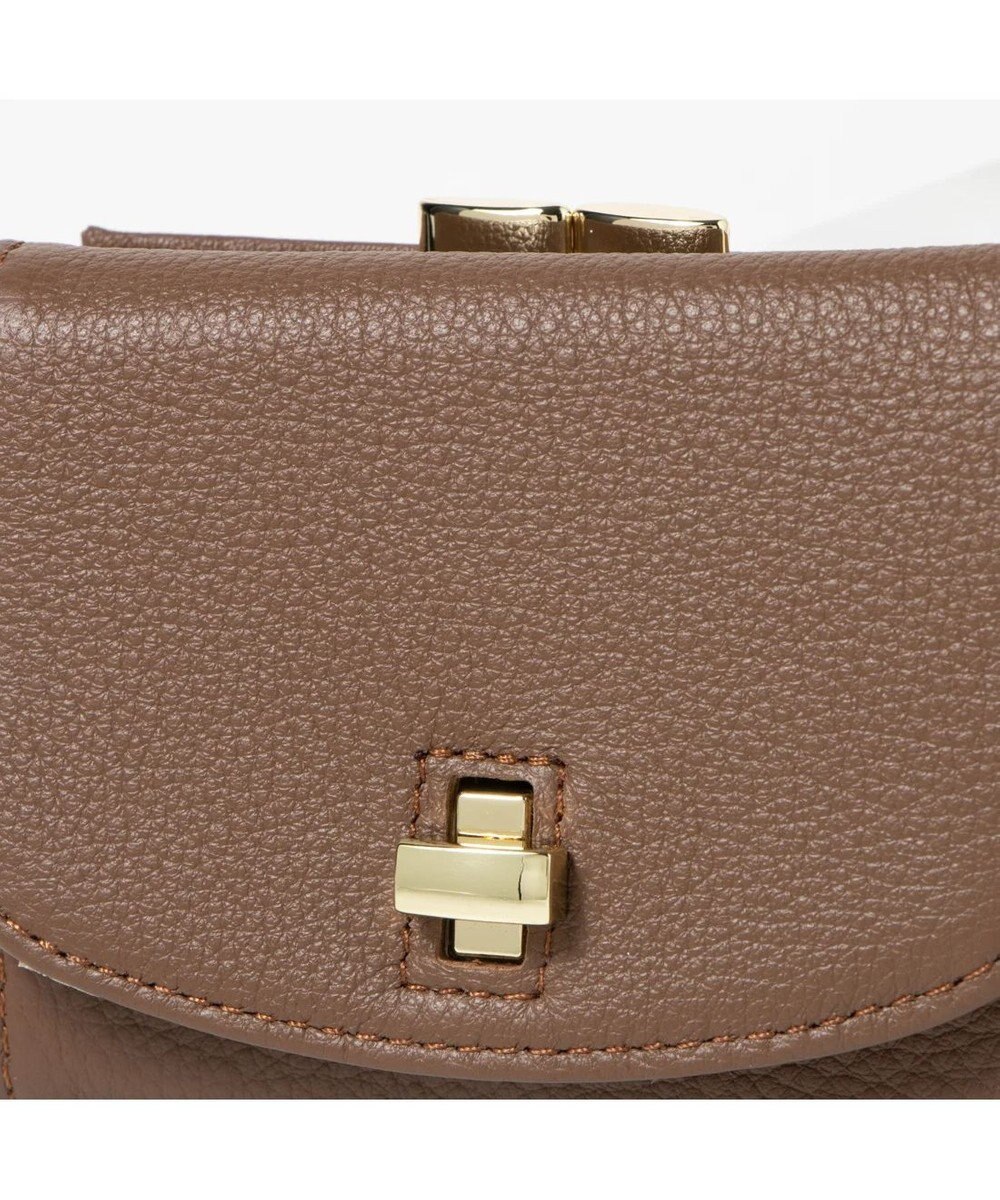 UNBILLION perche カラーコンビ3つ折り外ガマウォレット 