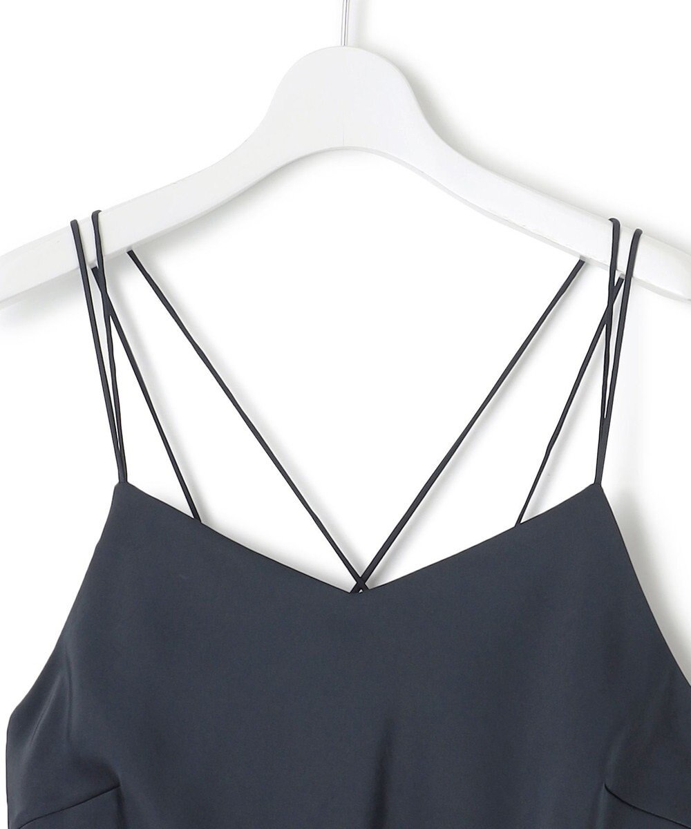 ICB L 【WEB＆一部店舗限定】 StretchVintageSatin オールインワン 