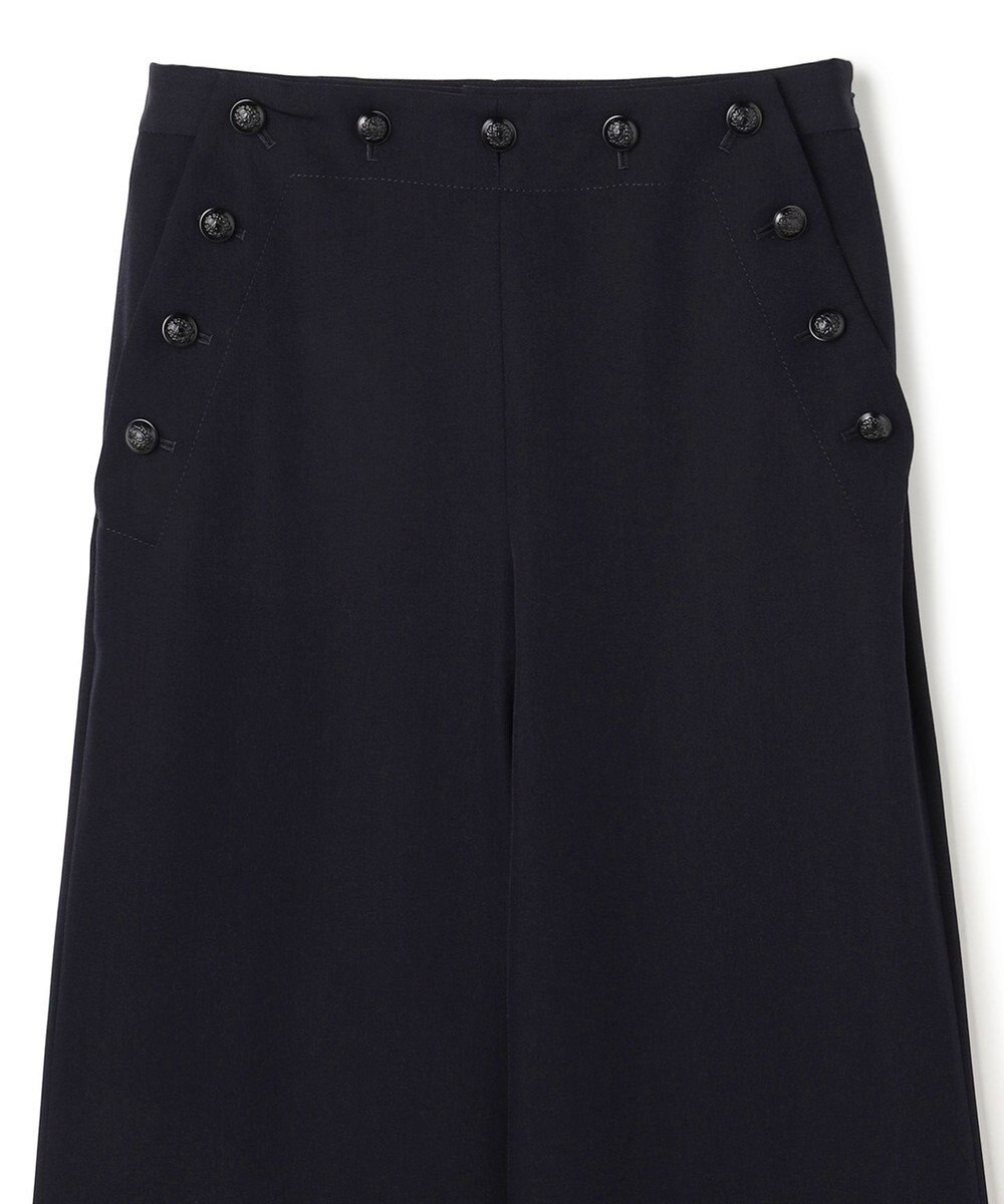 BEIGE， LAZUL / マリンボタンワイドパンツ 