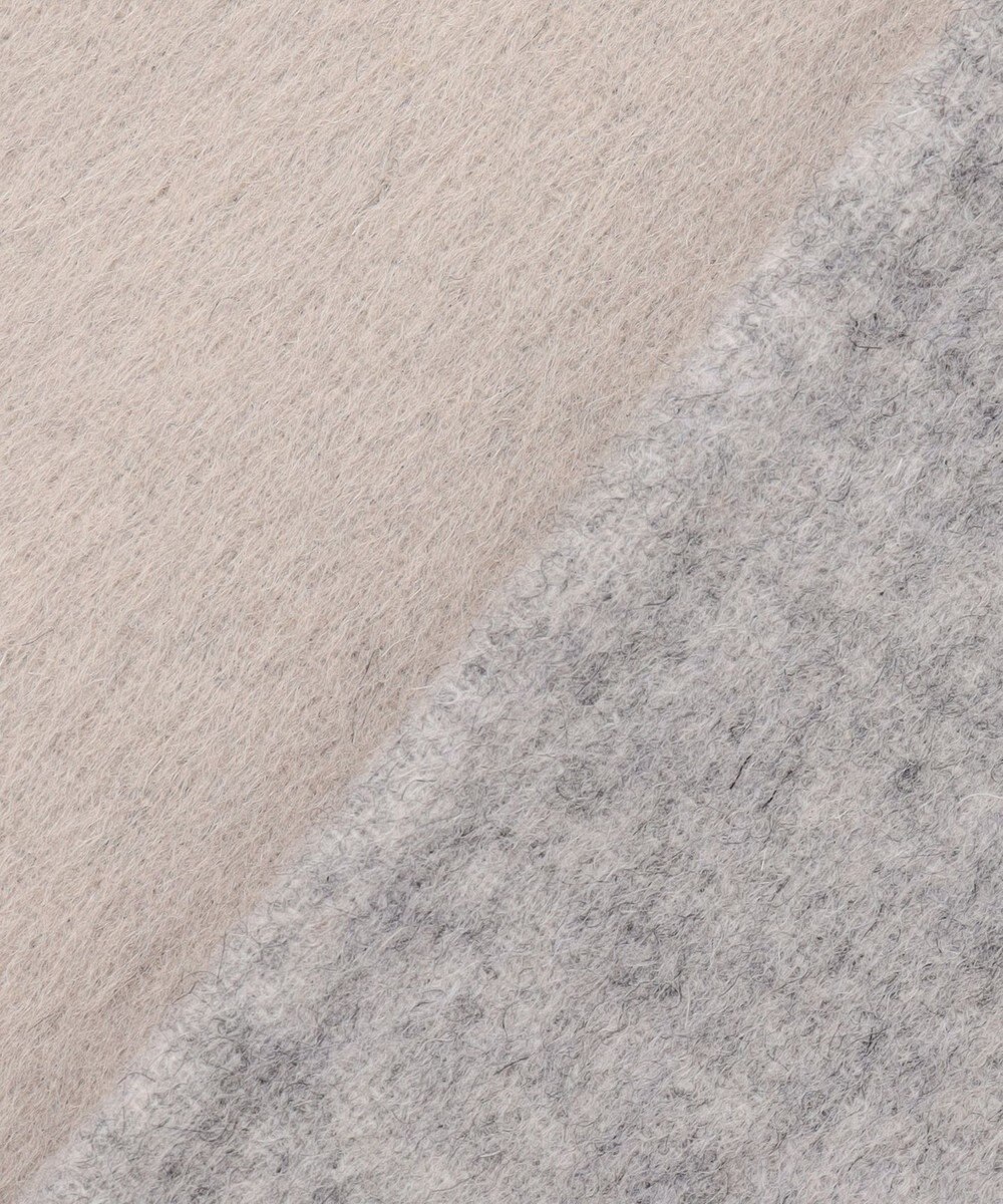 J.PRESS LADIES ウールナイロンリバー フード付き コート 