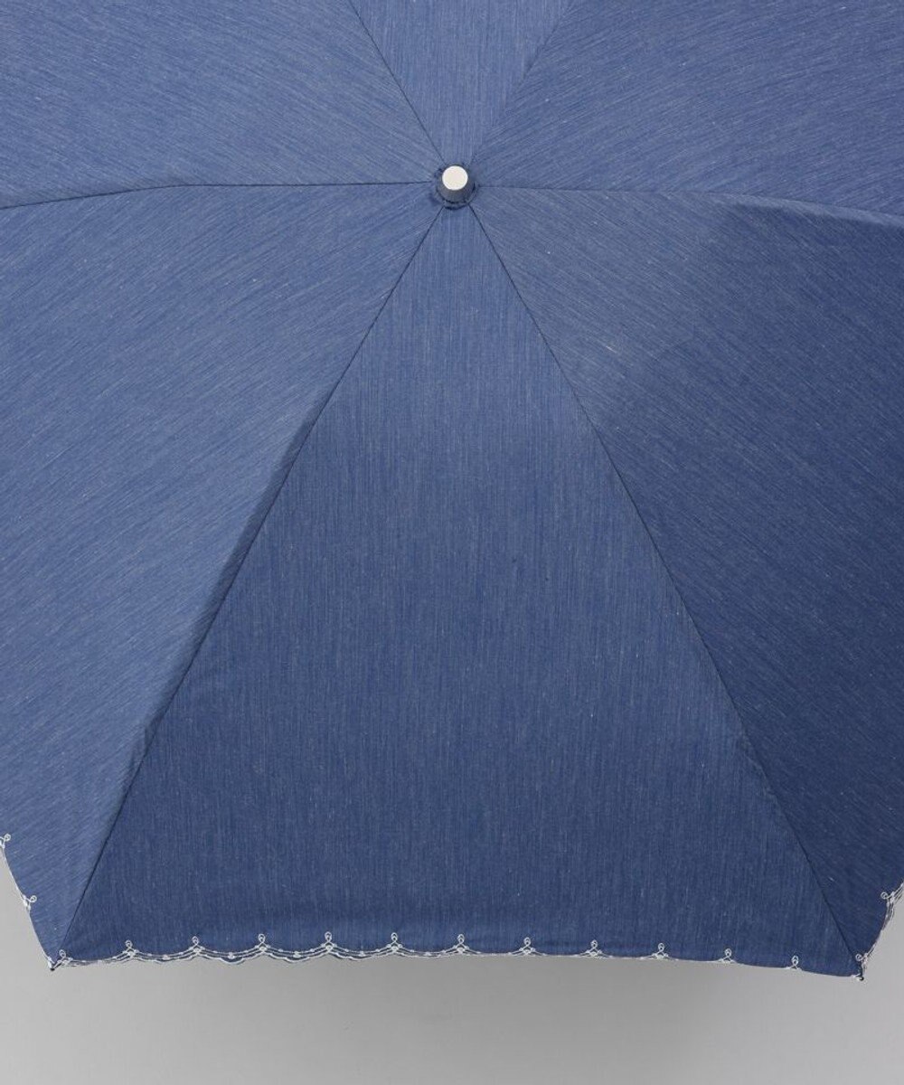 AURORA 【 BLAO（ブラオ）】サマーシールド ボーラー刺しゅう晴雨兼用傘(折りたたみ傘) 