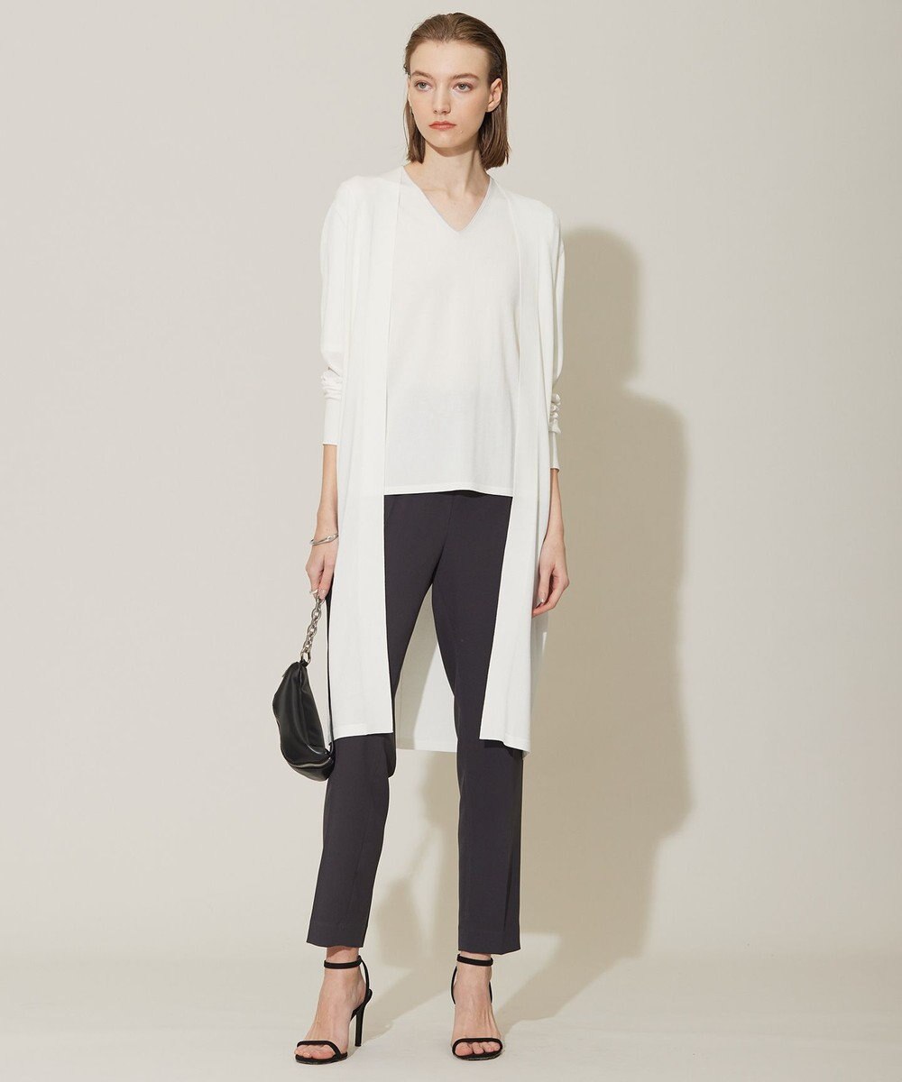 ICB 【WEB限定カラーあり・接触冷感・UVケア・洗える】 シンセティックハイゲージ ロングカーディガン 