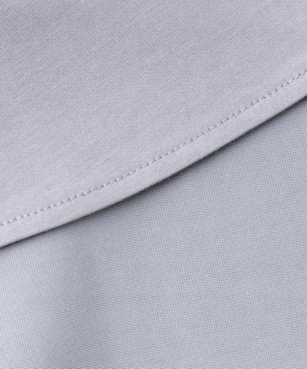 組曲 【先行予約・WEB限定】プレーティング天竺  ペプラムカットソー 