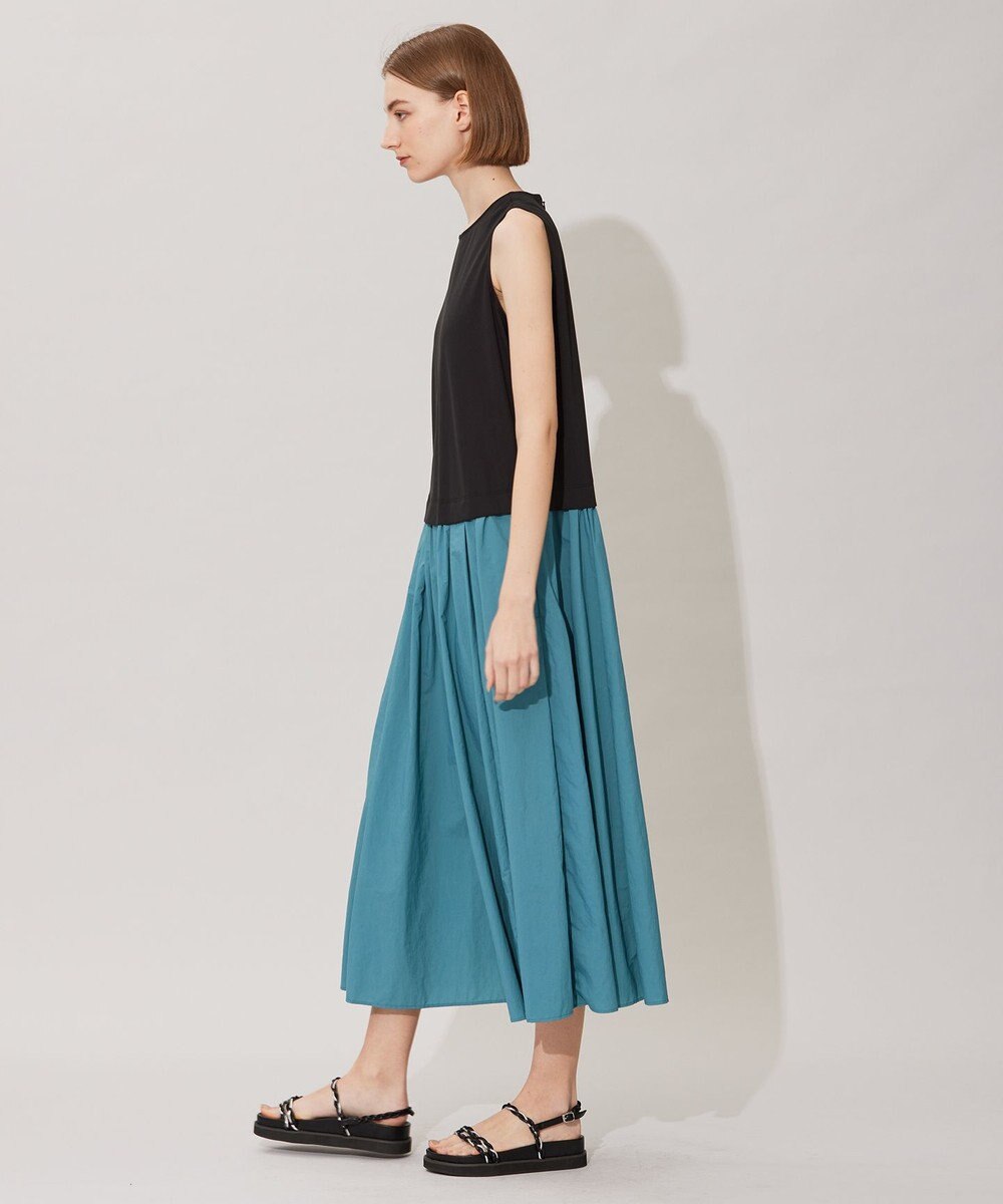 ICB L 【人気のため新色追加・洗える】 ジャージコンビドレス 