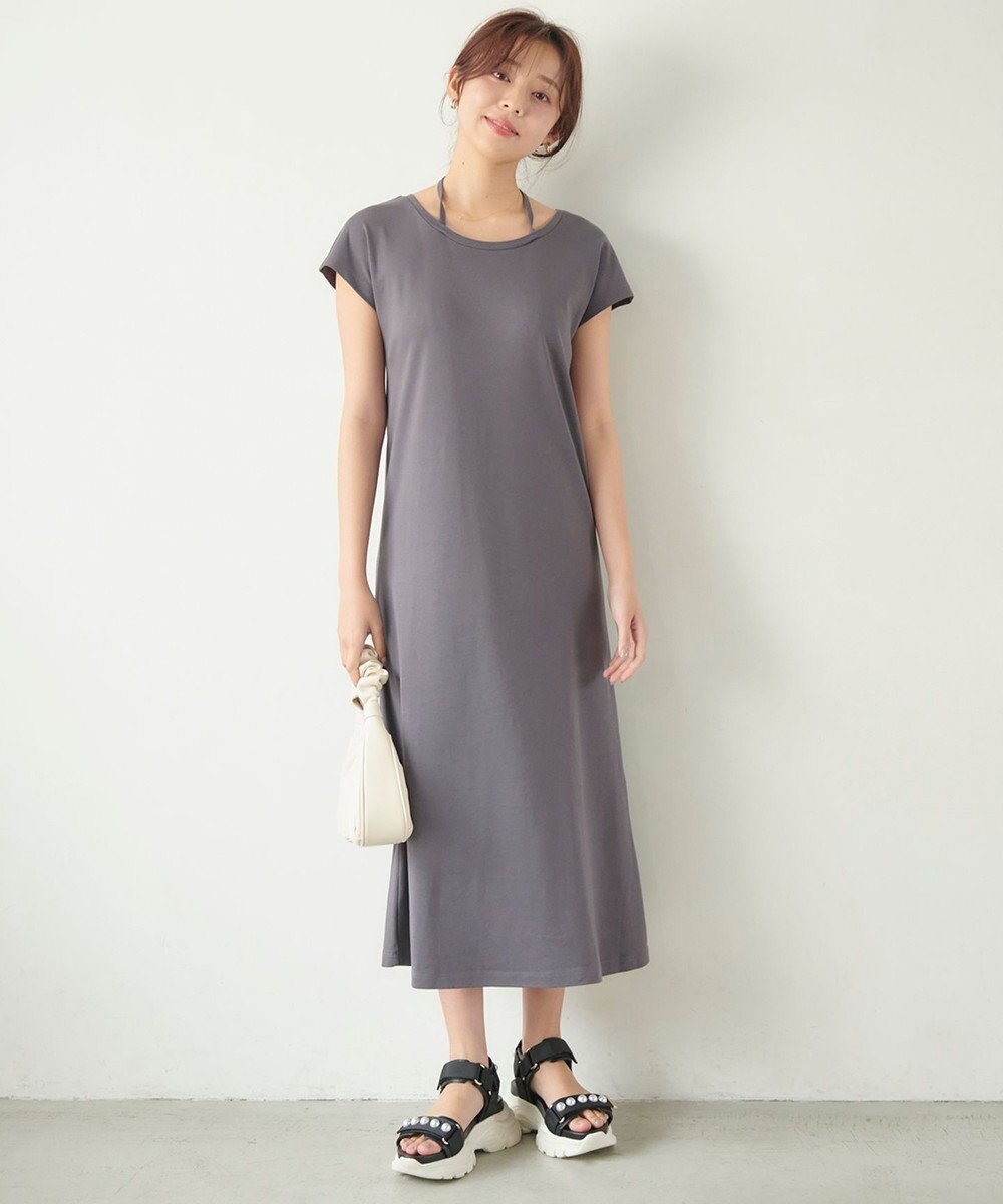 Feroux 【セットアイテム】カットレイヤード ワンピース 