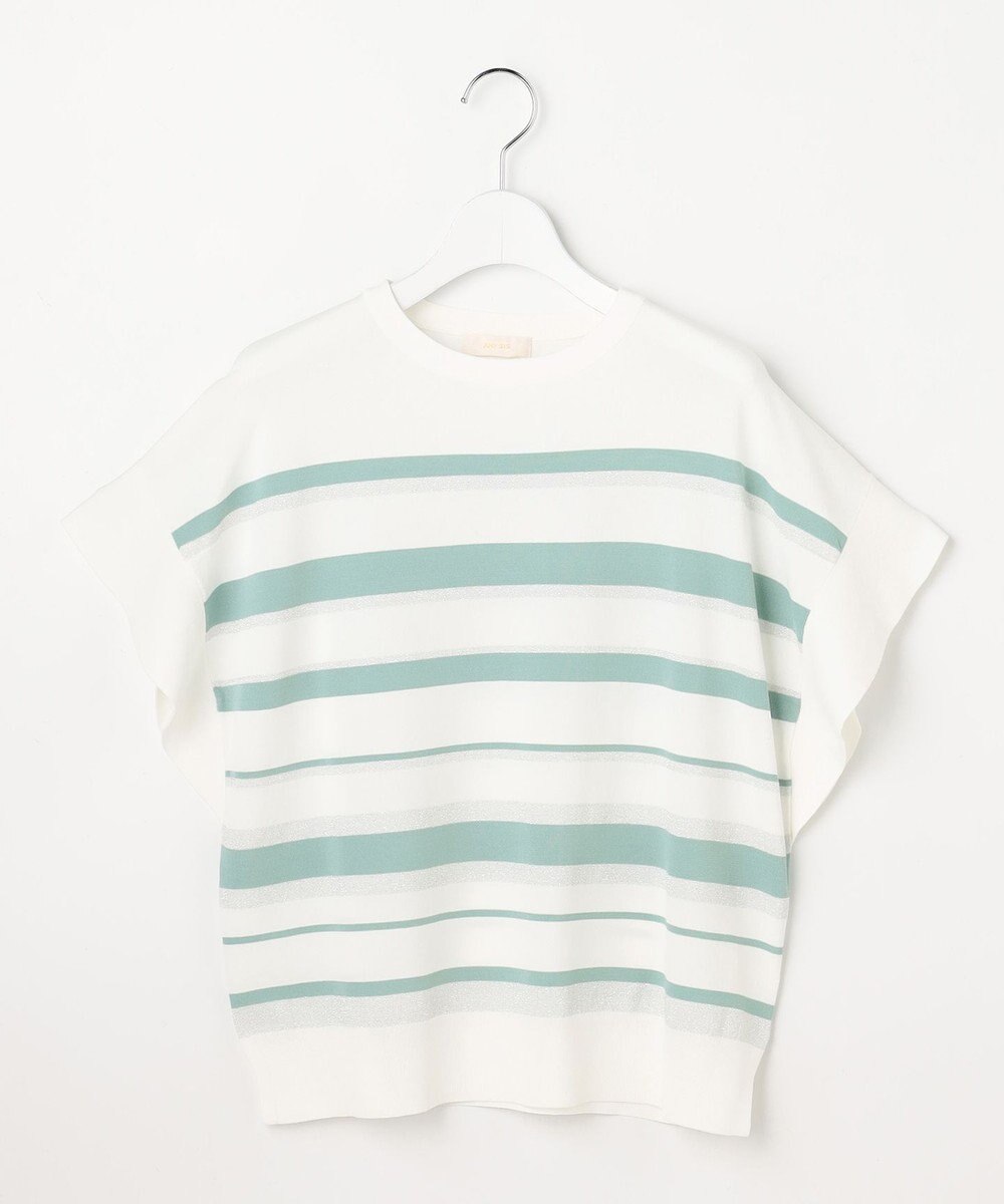 ANY SIS 【アイスタッチ】フレンチスリーブ ニット 