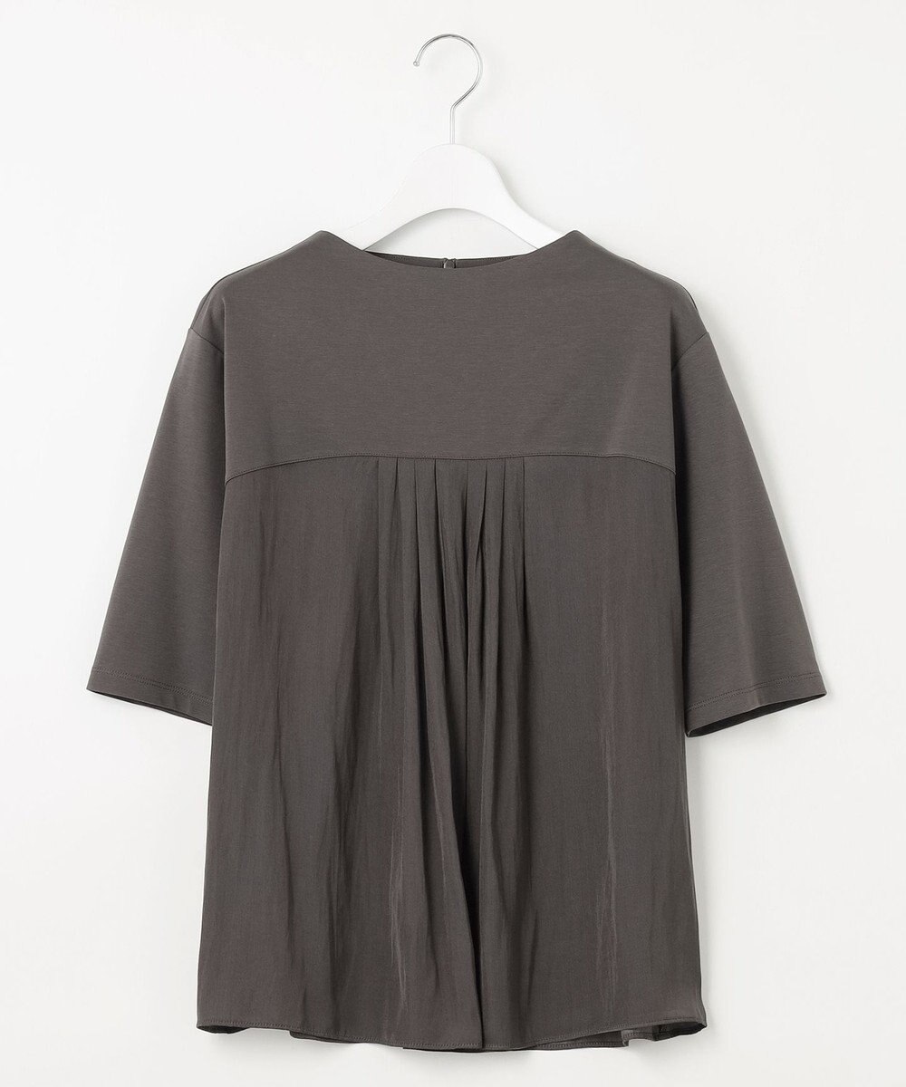 J.PRESS LADIES 【洗える・抗菌防臭・接触冷感・吸水速乾】ドライポンチ フレア カットソー 