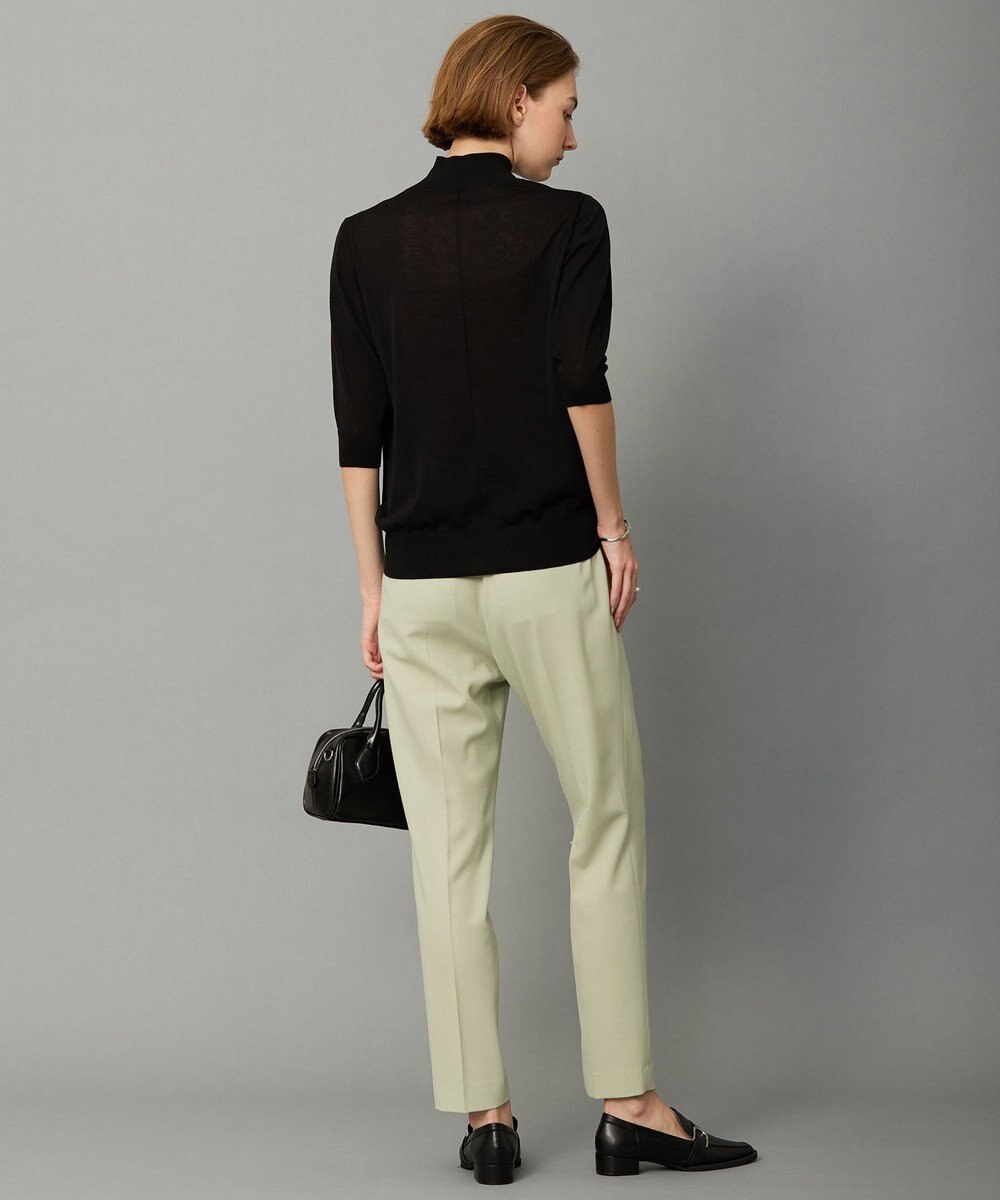 ICB 【洗える】 ウールアセテートハイゲージ ハイネックプルオーバー 