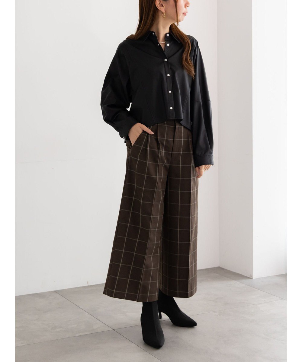 Te chichi ファブリックアソートクロップトシャツ《2025Autumn catalog vol.2 item》 