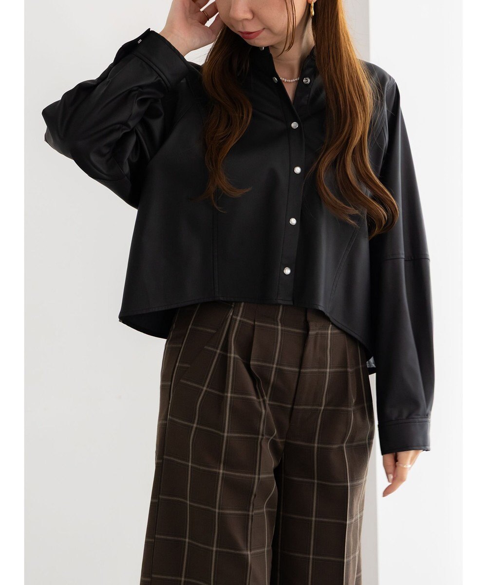 Te chichi ファブリックアソートクロップトシャツ《2025Autumn catalog vol.2 item》 