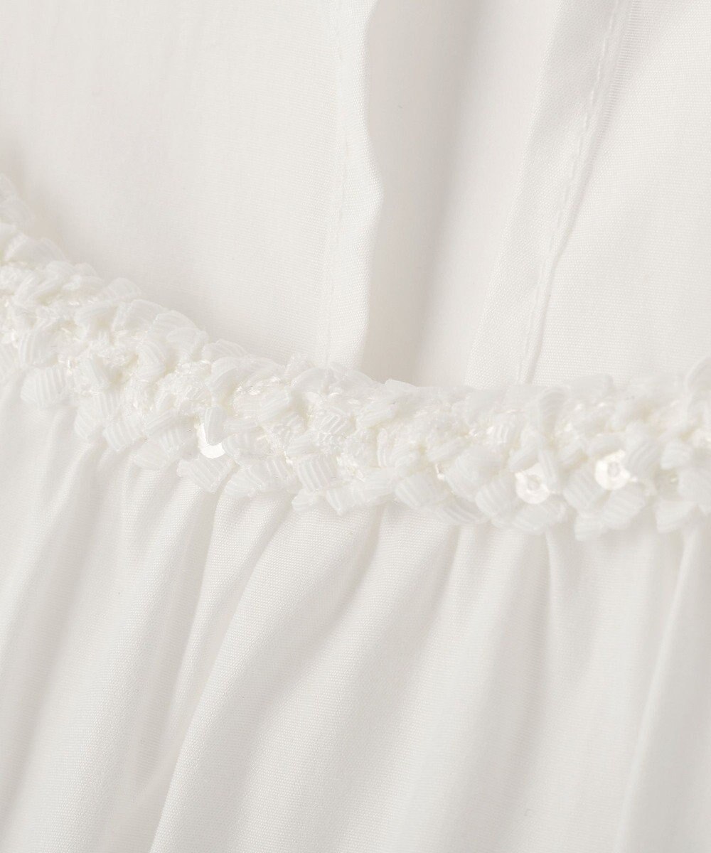 YECCA VECCA ブレードトリミングブラウス 