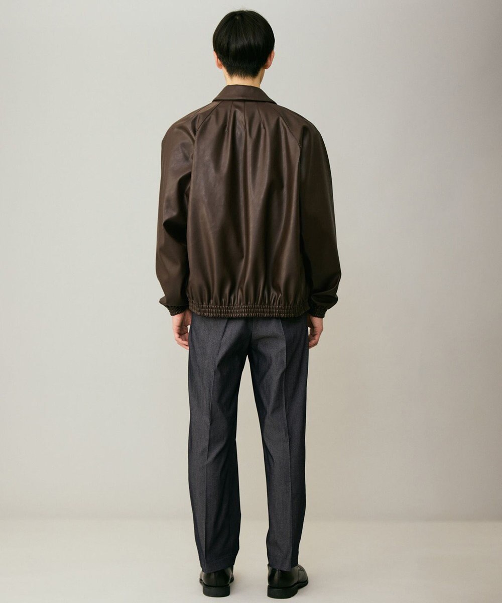 UNFILO MENS 【ストレッチ】イージーケアクリアデニム 機能美パンツ ワイド 