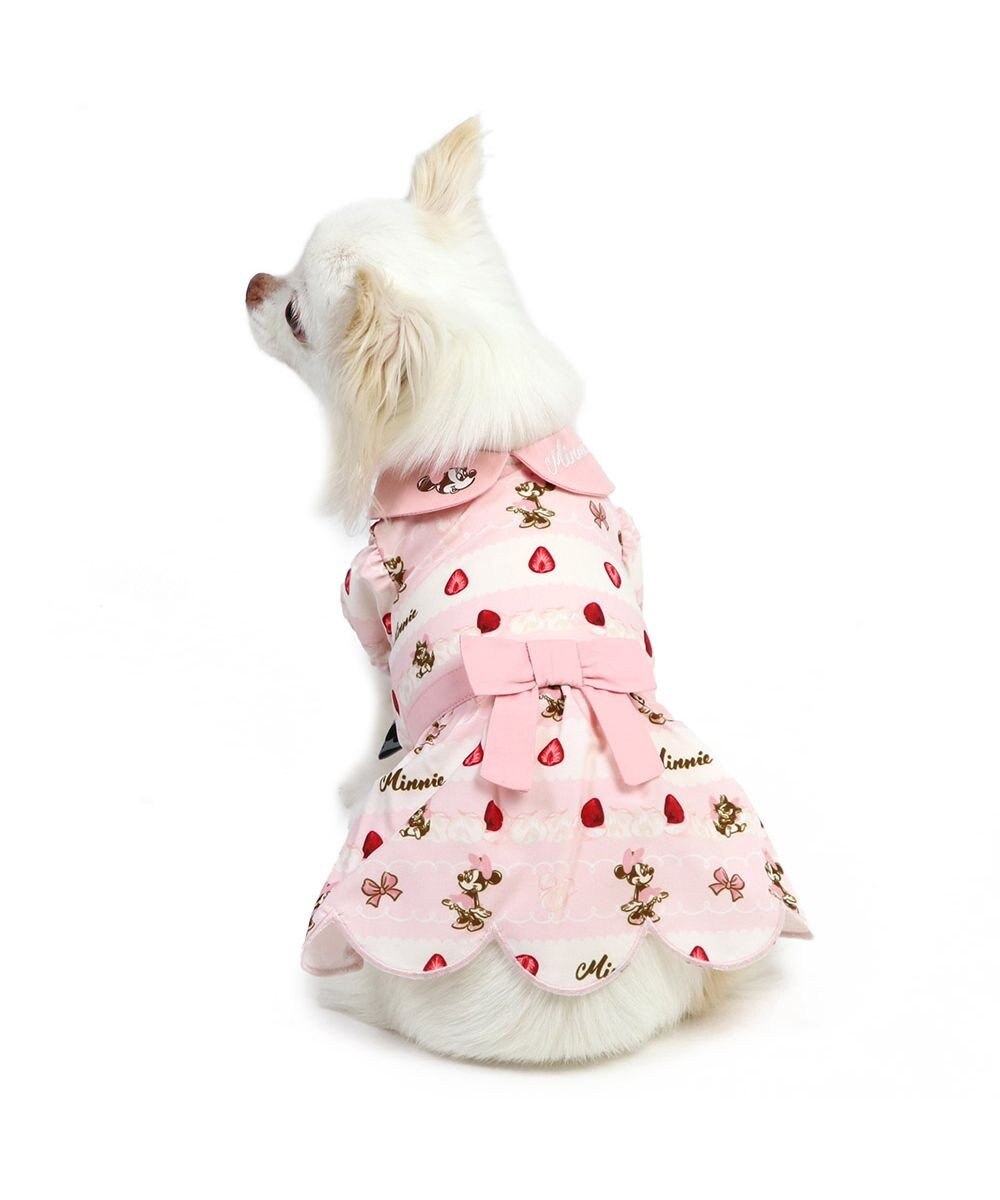 PET PARADISE ディズニー ミニーマウス ワンピース 《苺ケーキ柄》 小型犬 