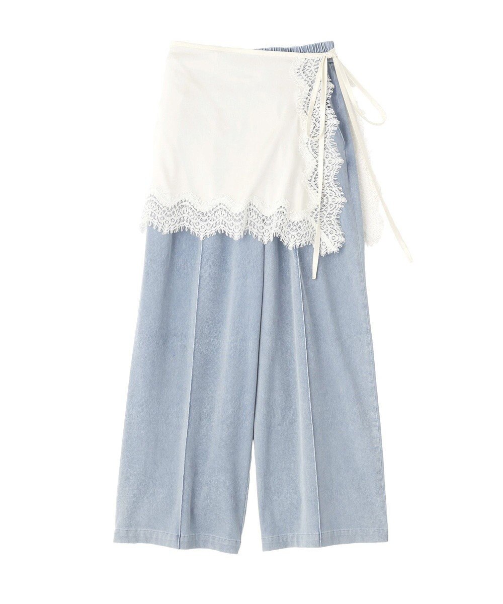 YECCA VECCA [2SET]レイヤードワイドパンツ 