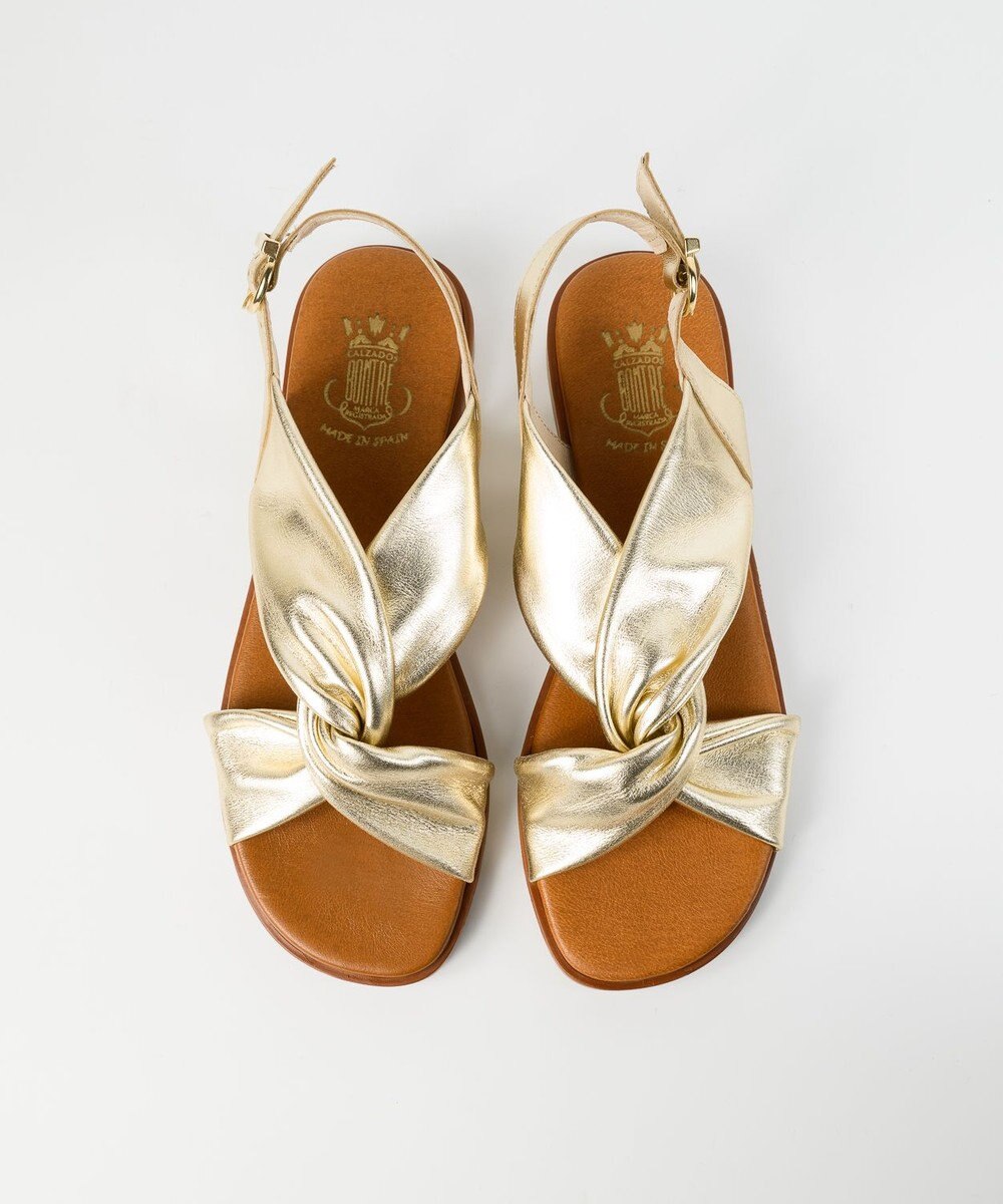 BONTRE 【BONTRE/ボントレ】ツイストローヒールサンダル/42751-VS 