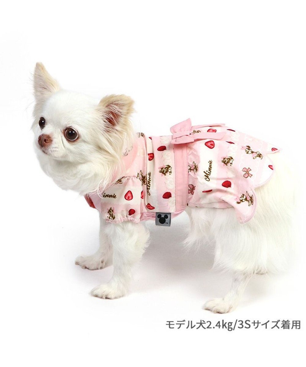 PET PARADISE ディズニー ミニーマウス ワンピース 《苺ケーキ柄》 小型犬 