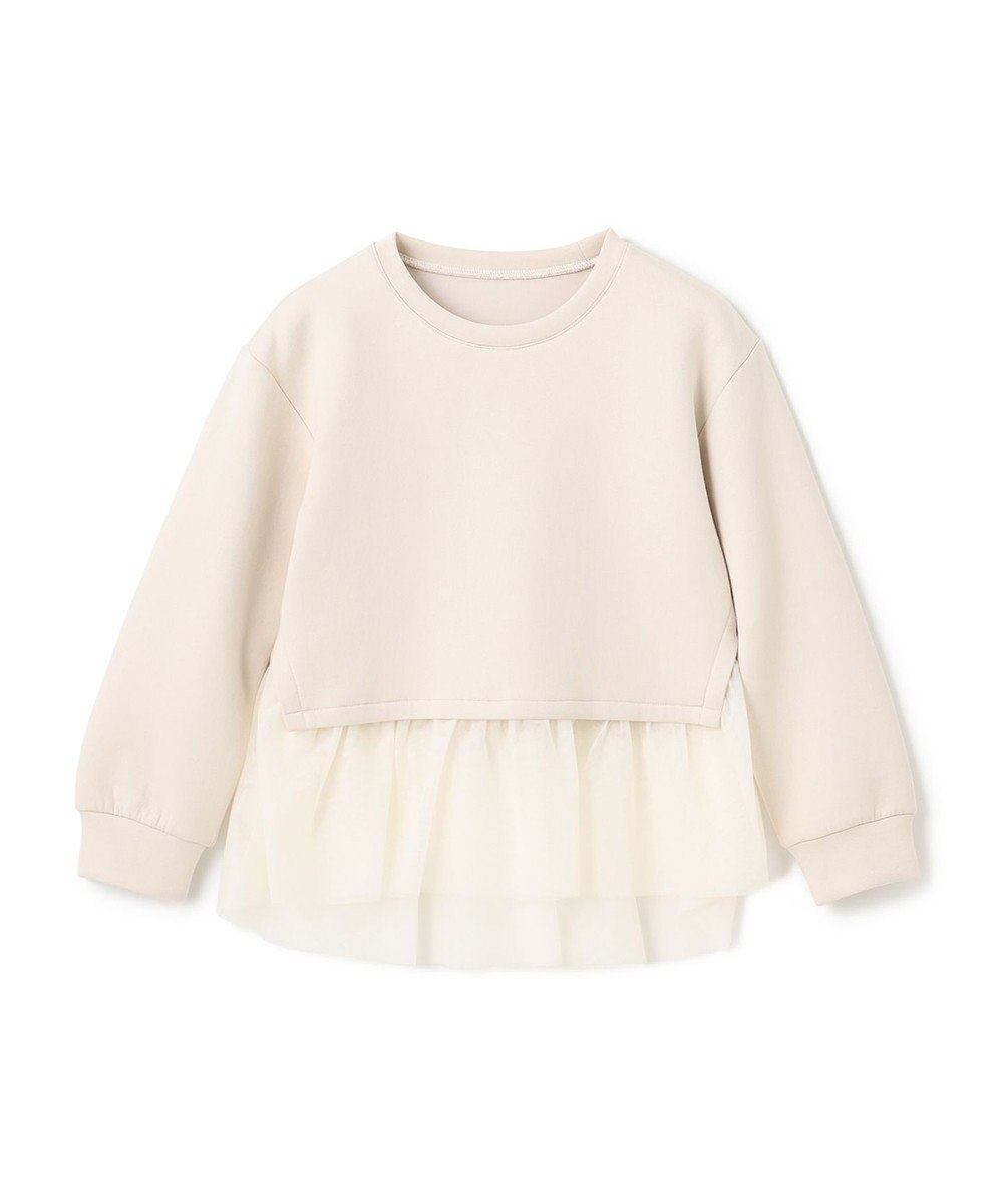 UNFILO 【110-150cm】BEAUTY FORM JERSEY ペプラムスウェット 