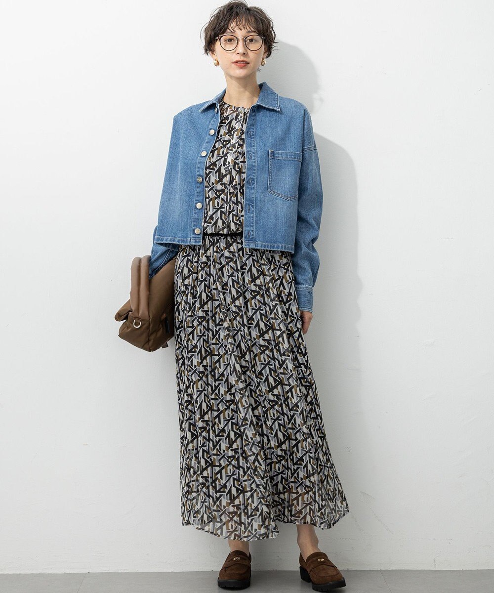 23区 【見上愛さん着用/RED CARD TOKYO×23区】クロップド デニム ジャケット 