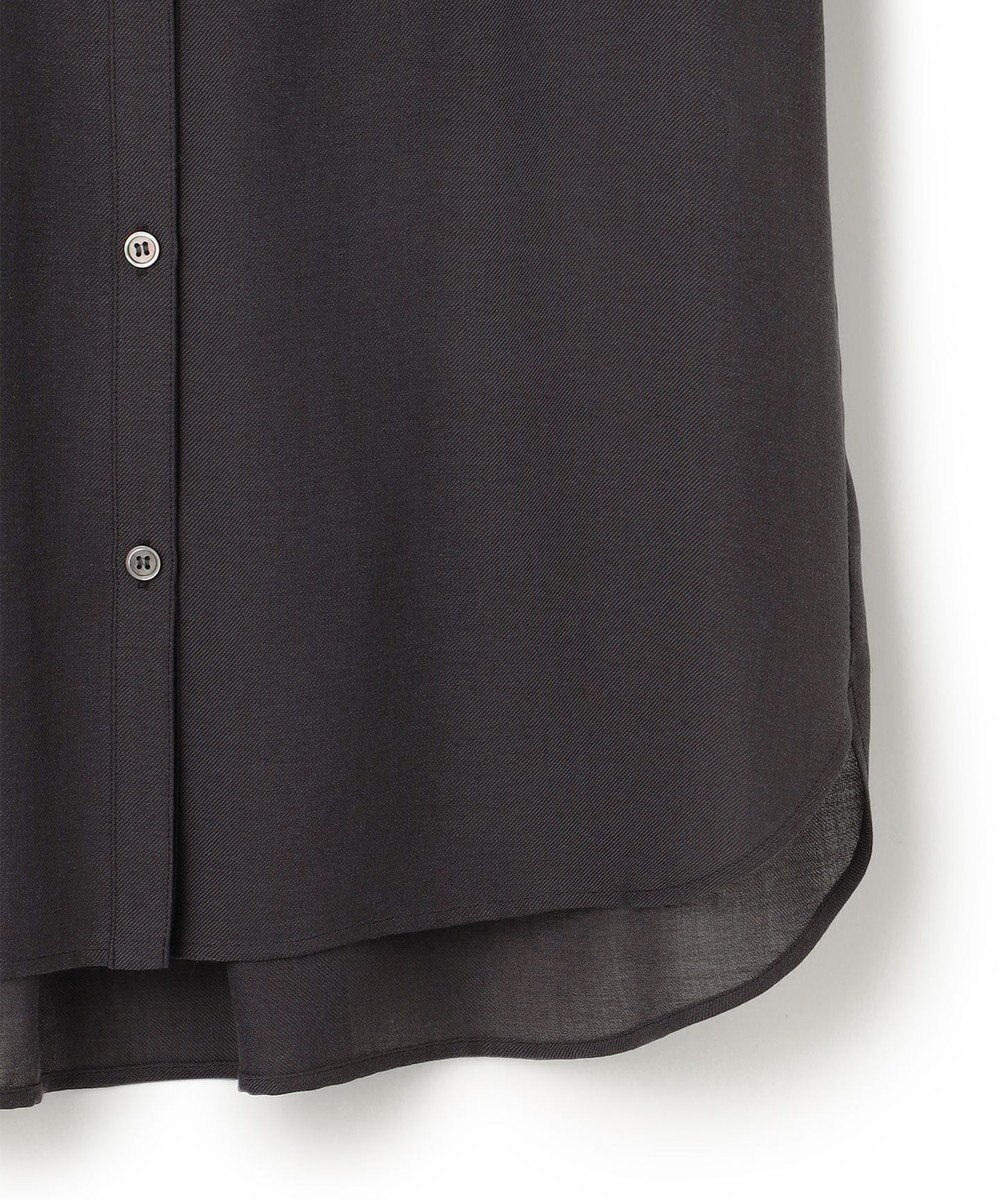 23区 L 【Oggi10月号掲載/洗える】ウールシアービエラ バンドカラー シャツ 