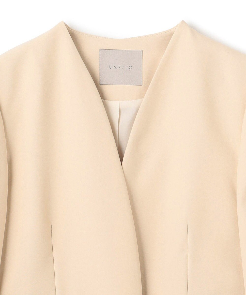 UNFILO L ノーカラージャケット 