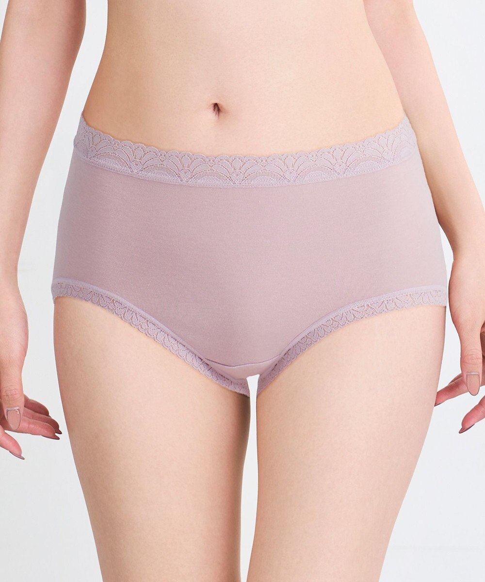 WACOAL 【ディアヒップ】 ショーツ はきこみ丈ふつう 綿混(身生地) ヒップを包みこむフィット感 やさしいはきごこち PPA111 /ワコール 