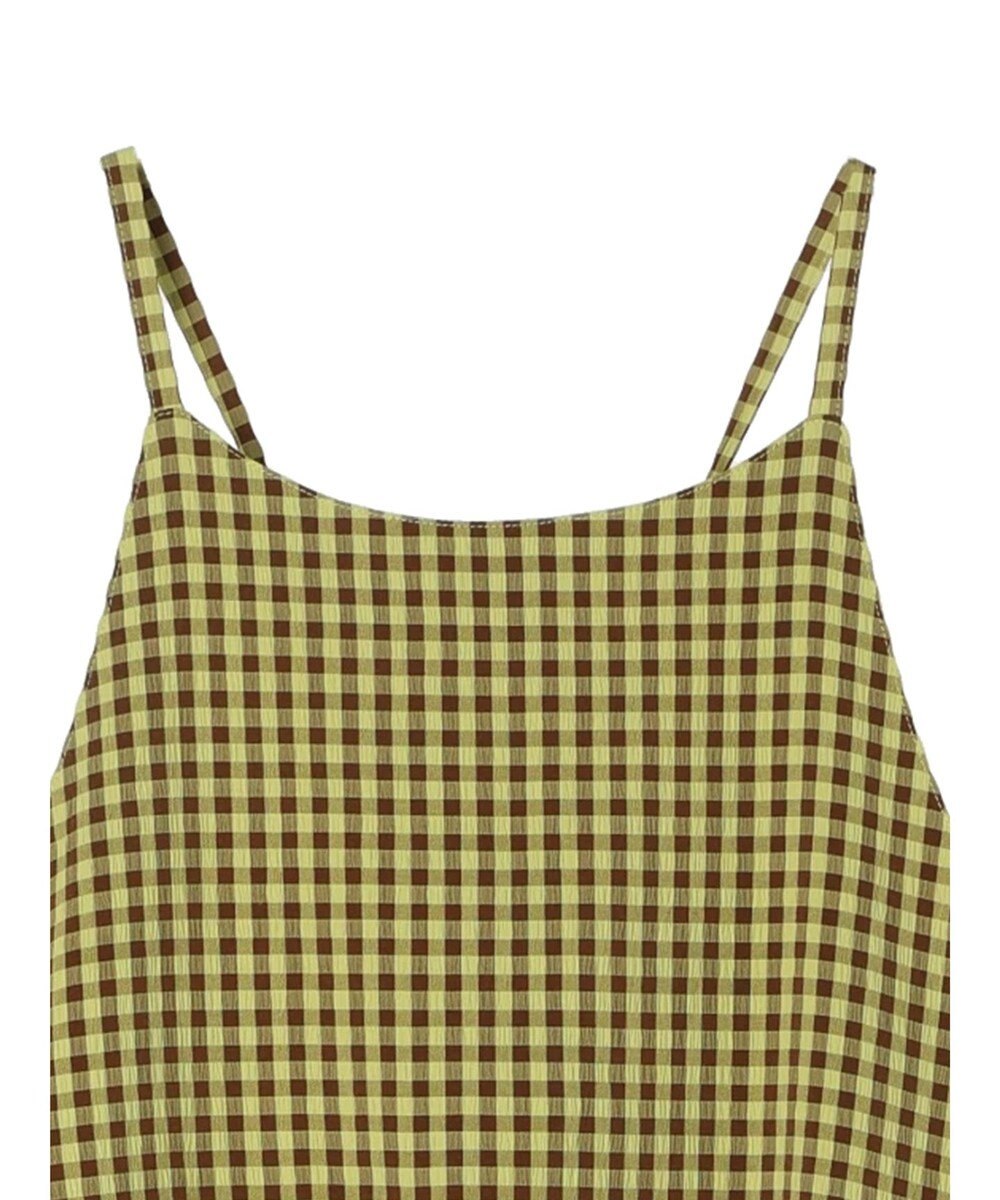 Green Parks ・Ｐｅｔｉｔ　Ｆｌｅｕｒ　カラーギンガムキャミワンピ 