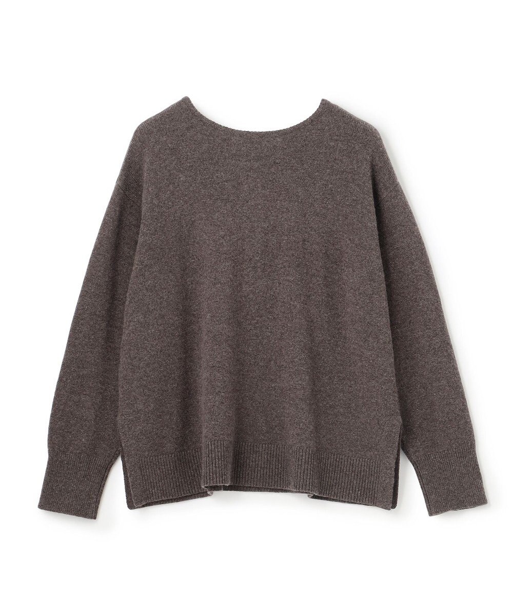 UNFILO L 【先行予約】カシミヤブレンドニット 2WAY ヘンリーネック 
