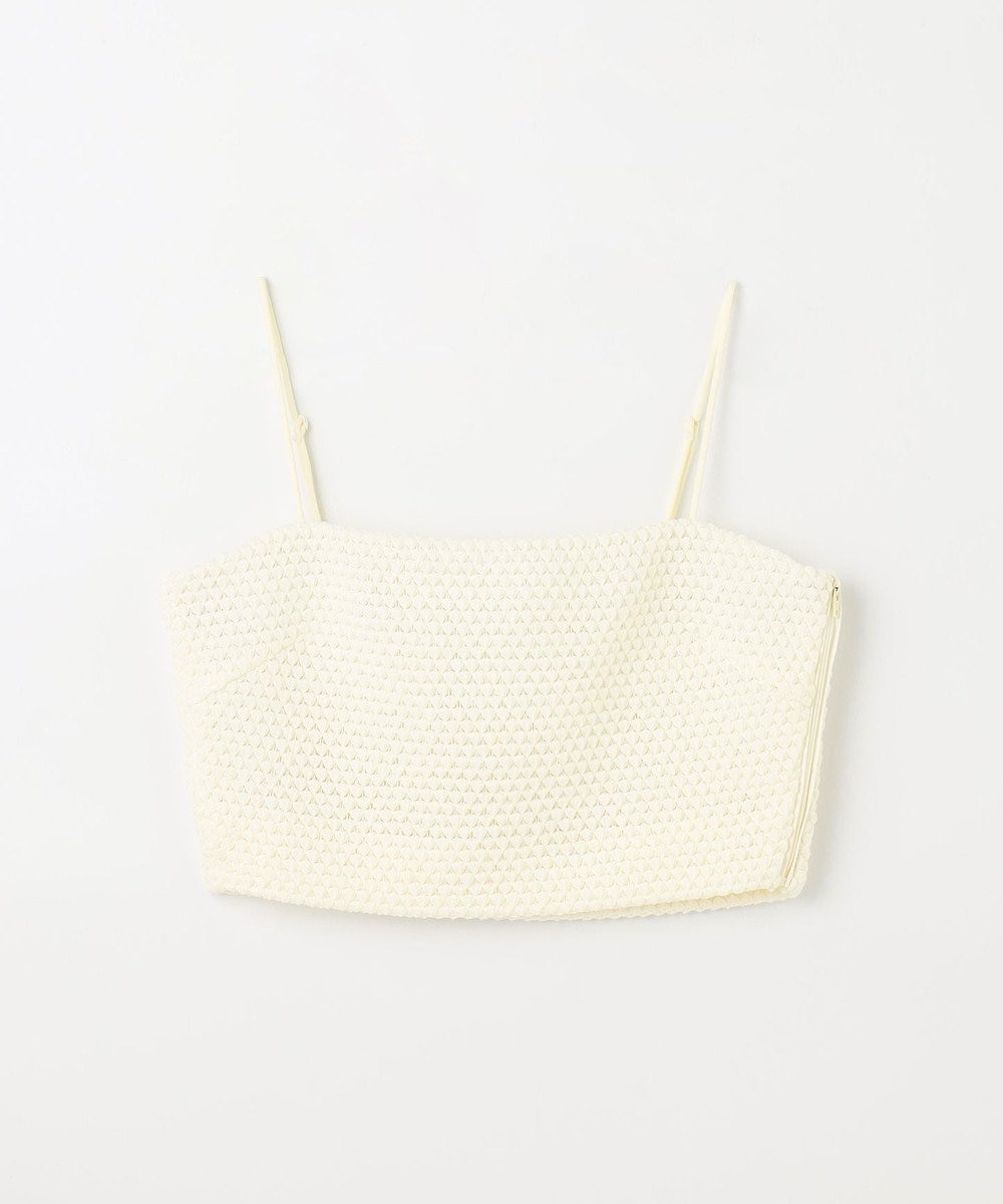 GRACE CONTINENTAL ニットライクレースビスチェ 