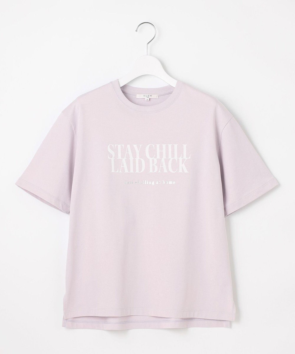 23区 S 【SLOW/一部店舗限定】MVSコットン ロゴTシャツ 