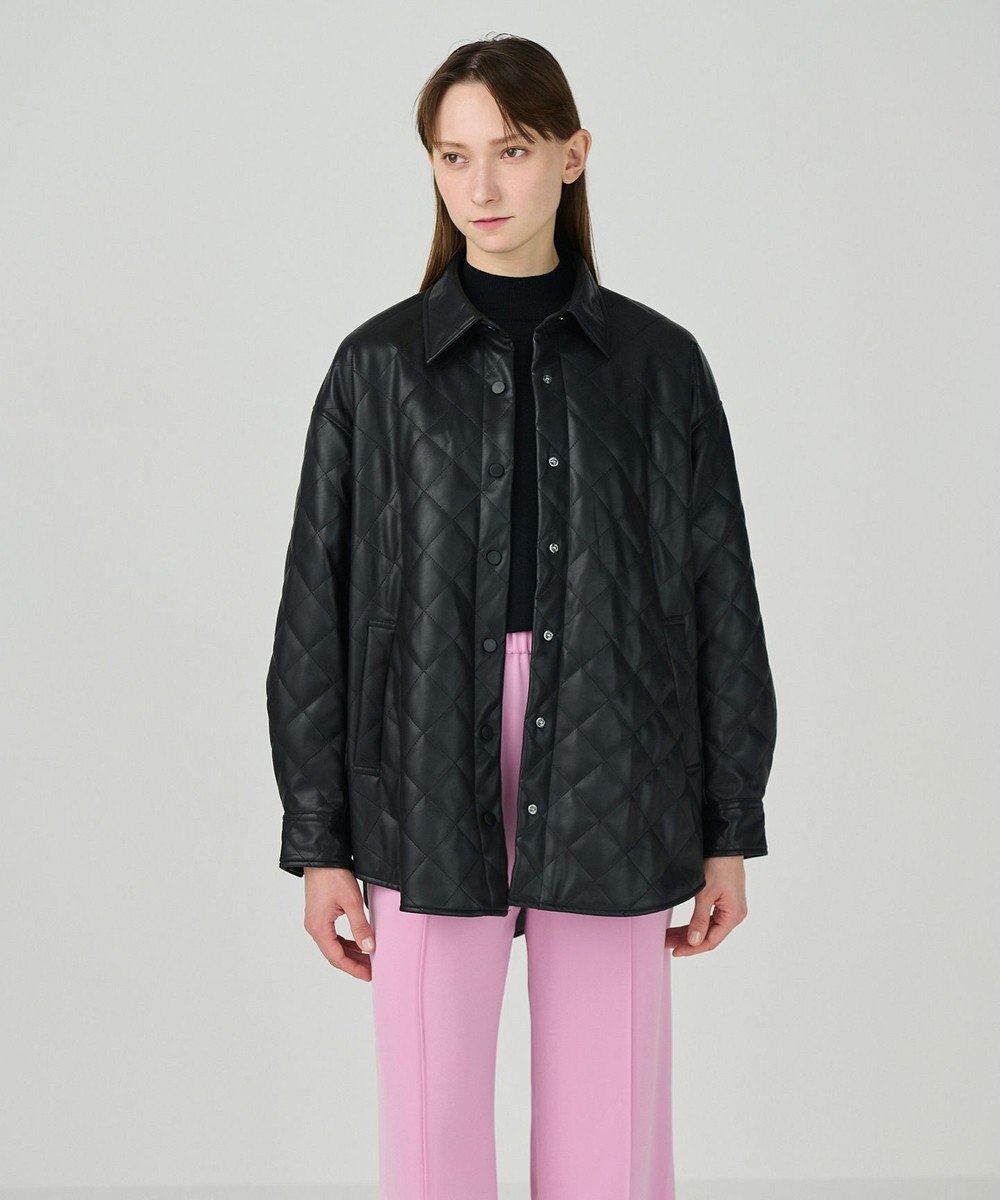 GRACE CONTINENTAL オーバーサイズキルトジャケット 