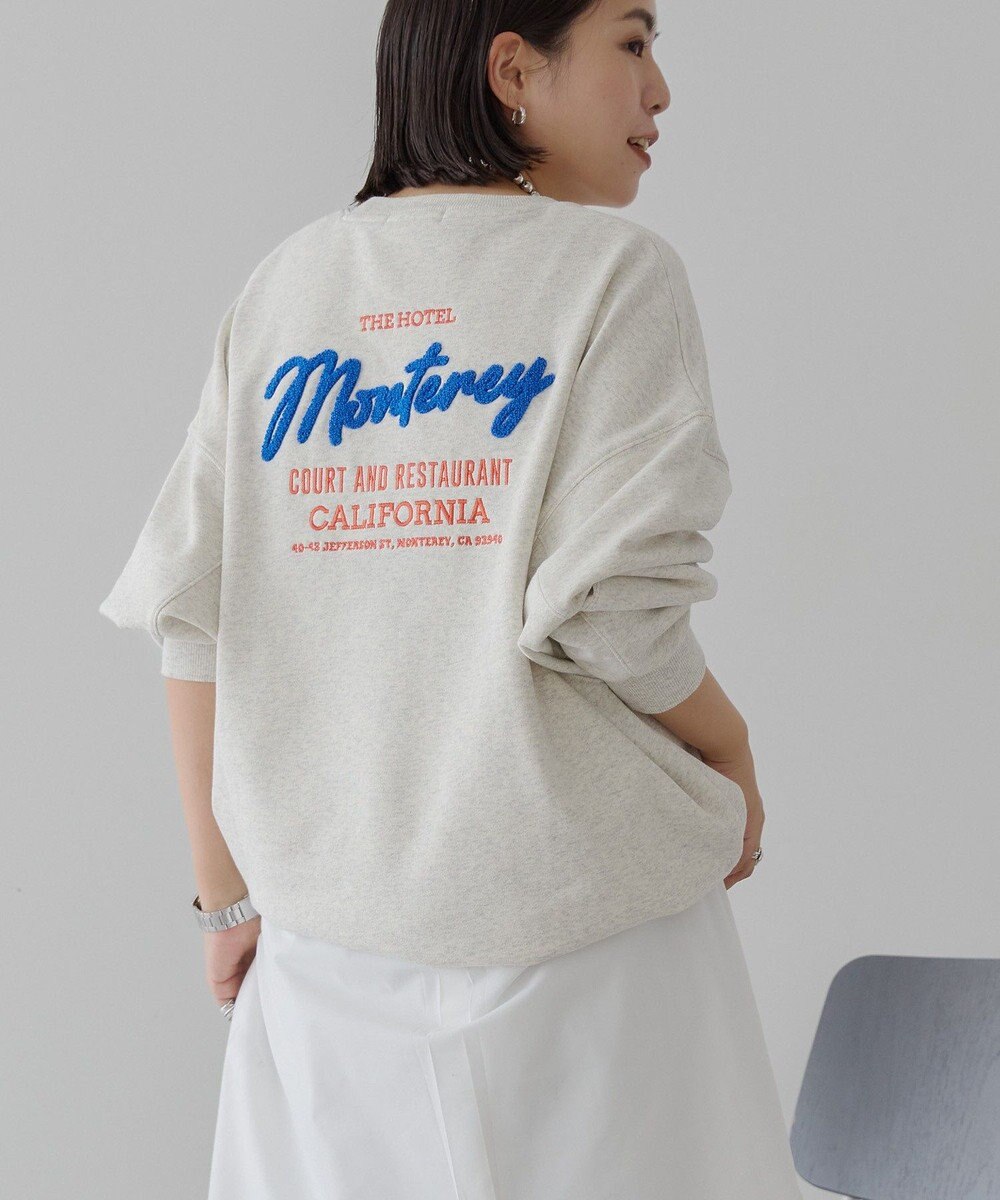 AMERICAN HOLIC サガラ刺繍裏毛プルオーバー 