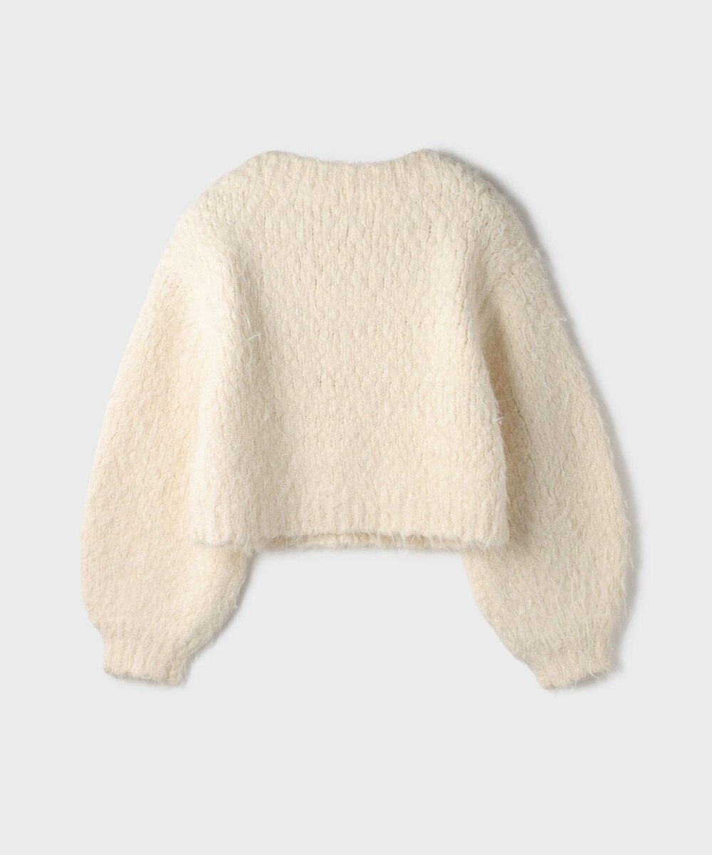 GRACE CONTINENTAL バルキーフェザーニットトップ 