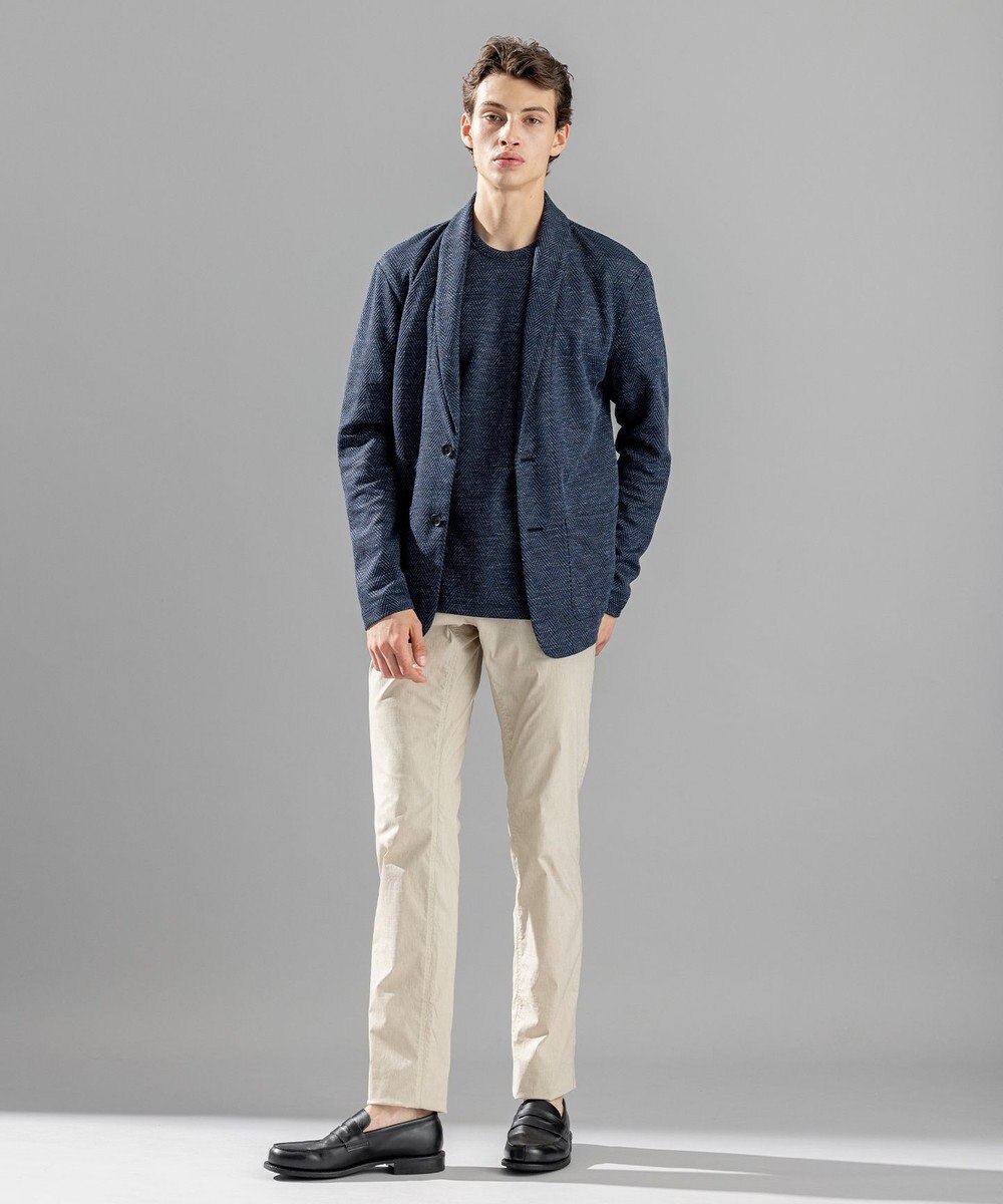 JOSEPH HOMME トップヘリンボンジャージー　カットソージャケット 