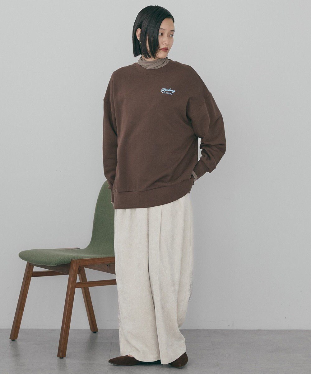 AMERICAN HOLIC サガラ刺繍裏毛プルオーバー 