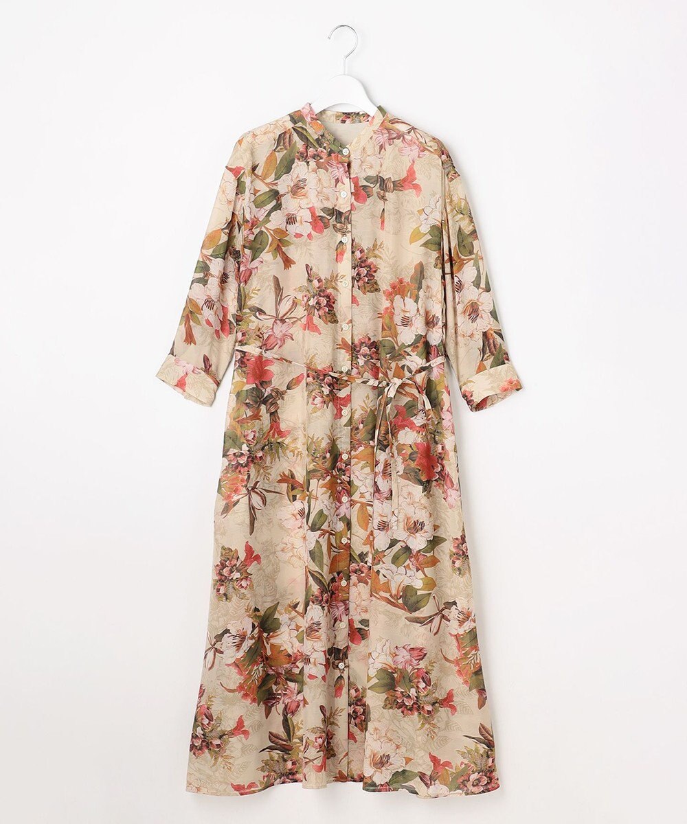 自由区 S ボタニカルプリント ワンピース 