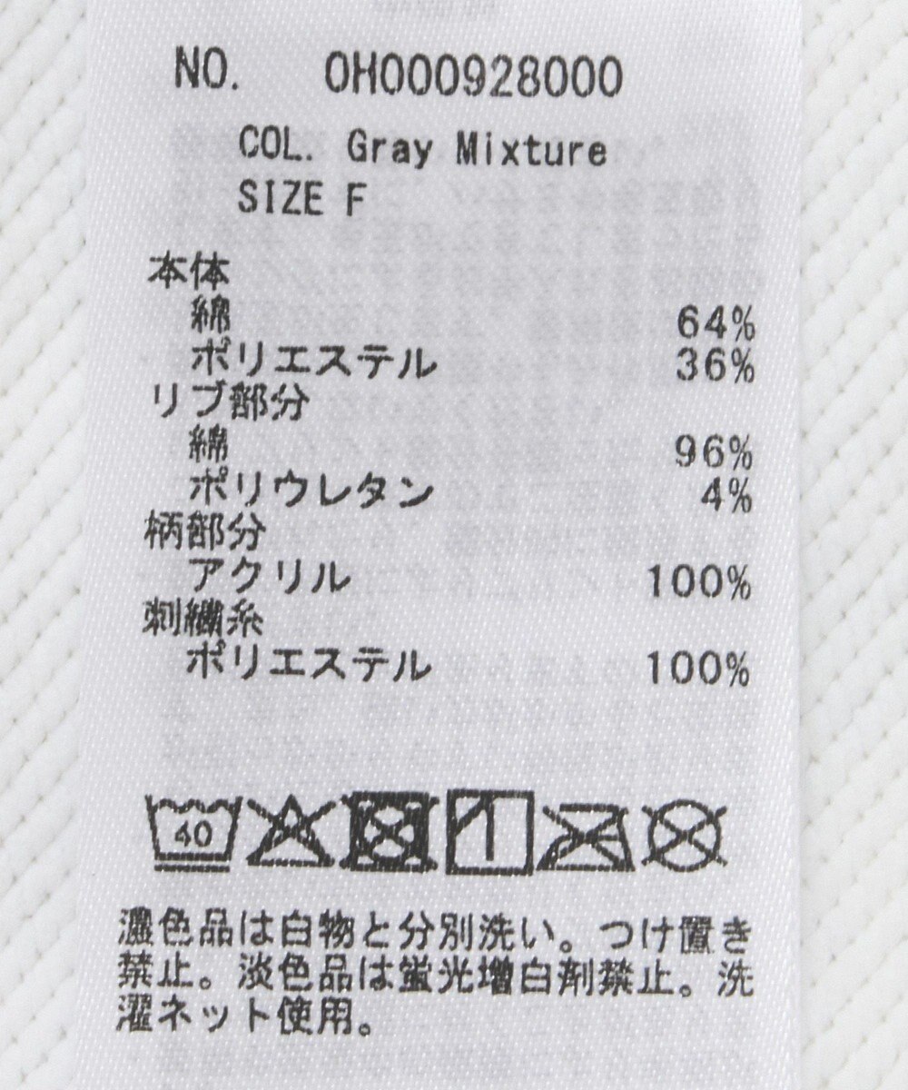 AMERICAN HOLIC サガラ刺繍裏毛プルオーバー 