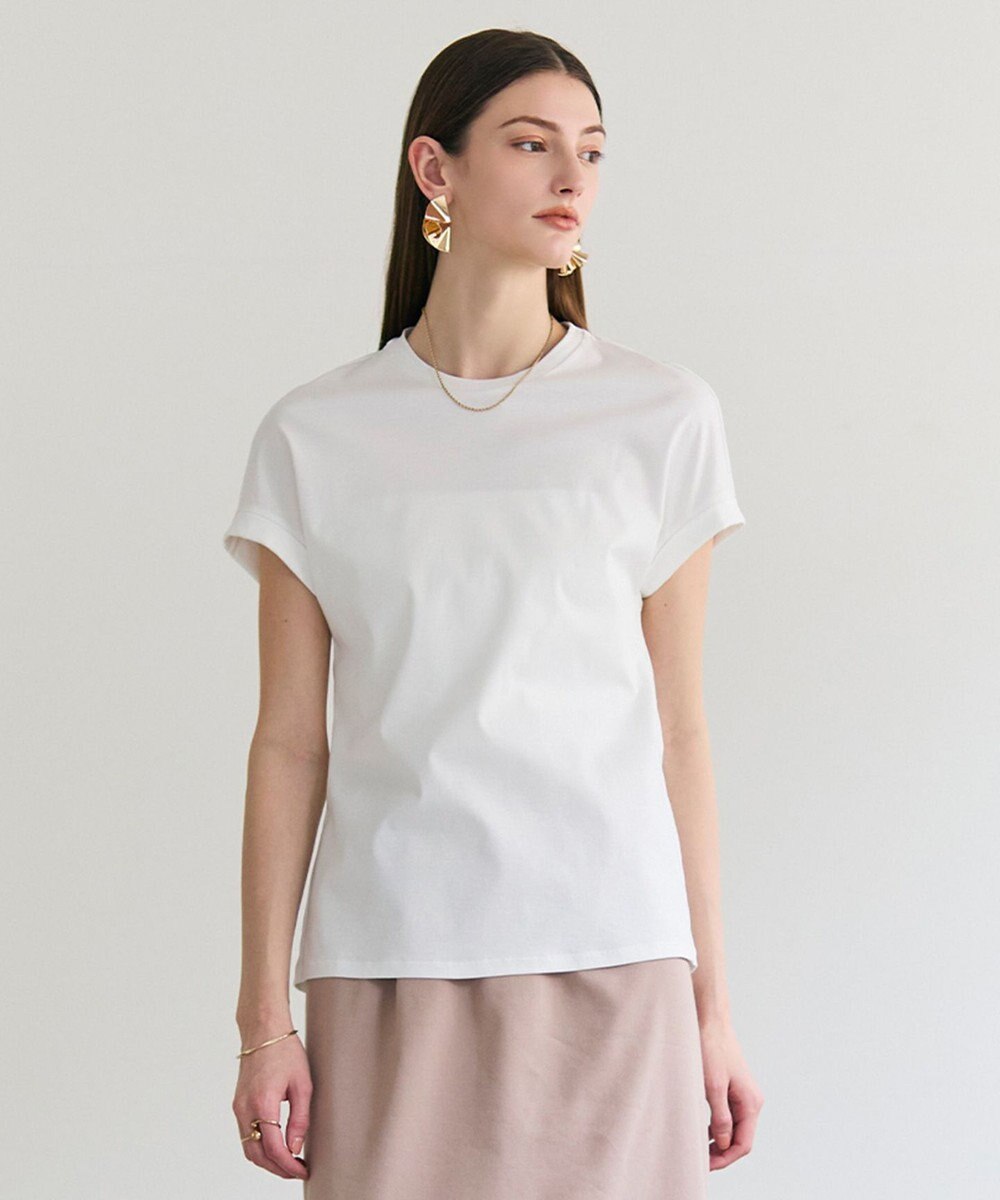 BEIGE， BORNA / コットンスムースTシャツ 