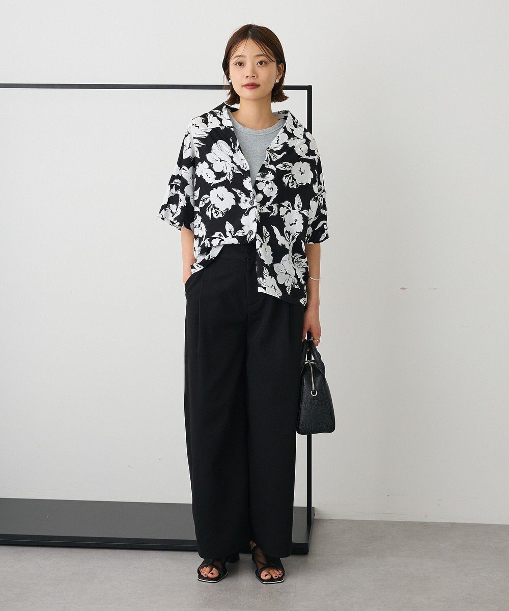 CRAFT STANDARD BOUTIQUE レーヨン総柄シャツ 