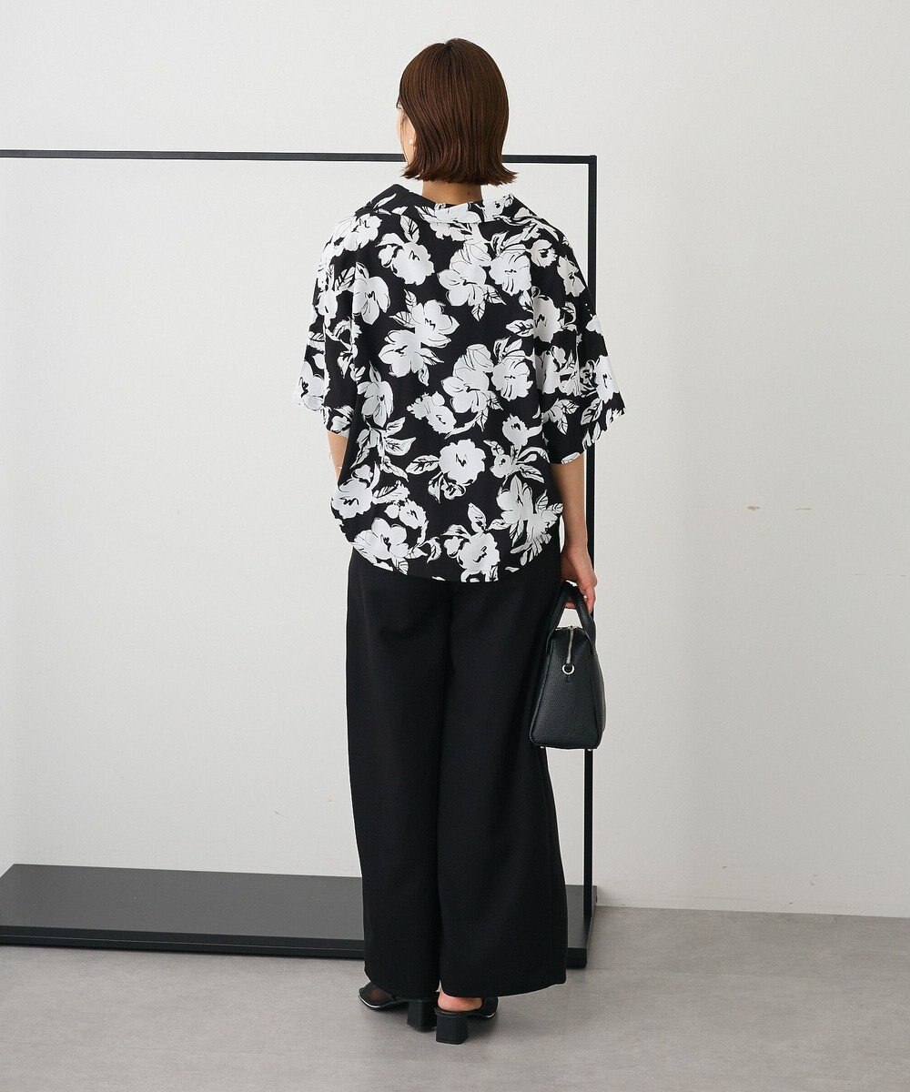 CRAFT STANDARD BOUTIQUE レーヨン総柄シャツ 