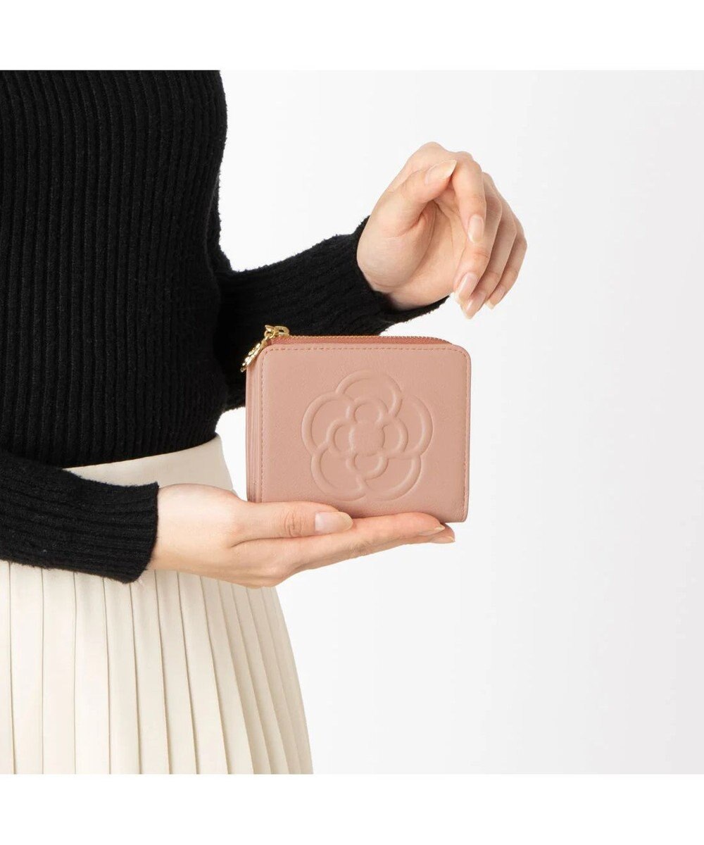 CLATHAS ワッフル 二つ折り財布 