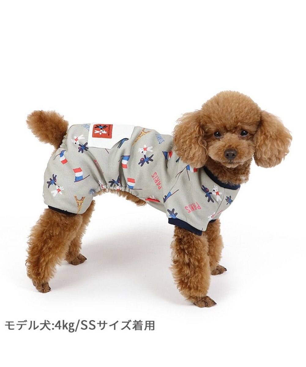 PET PARADISE リサとガスパール ロンパース 《パリ柄》 小型犬 