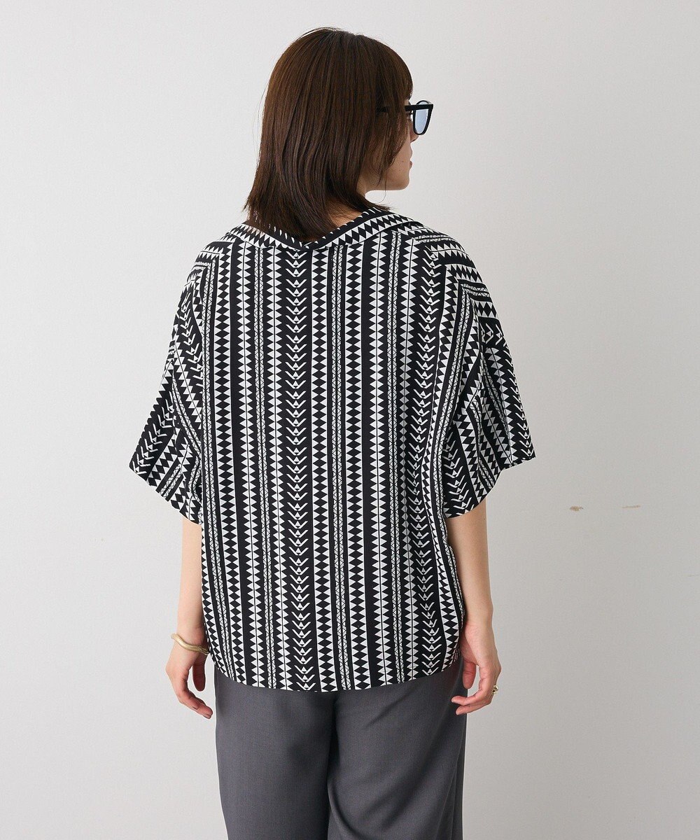 CRAFT STANDARD BOUTIQUE レーヨン総柄シャツ 