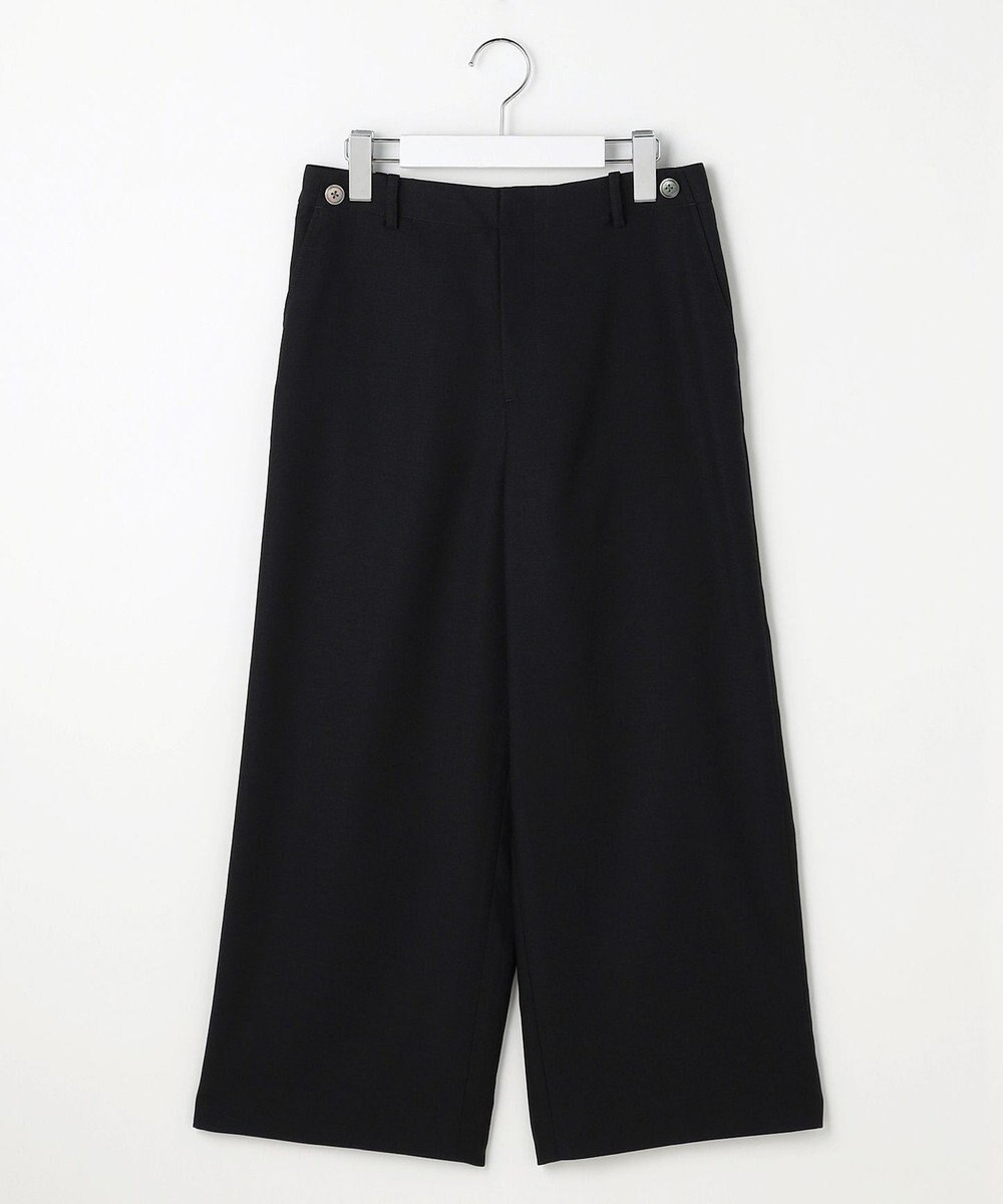 J.PRESS LADIES L FLAXASAオックス ワイド ストレート パンツ 