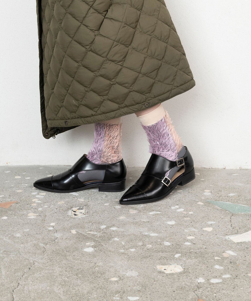 TRICOTE バイカラーファーソックス 