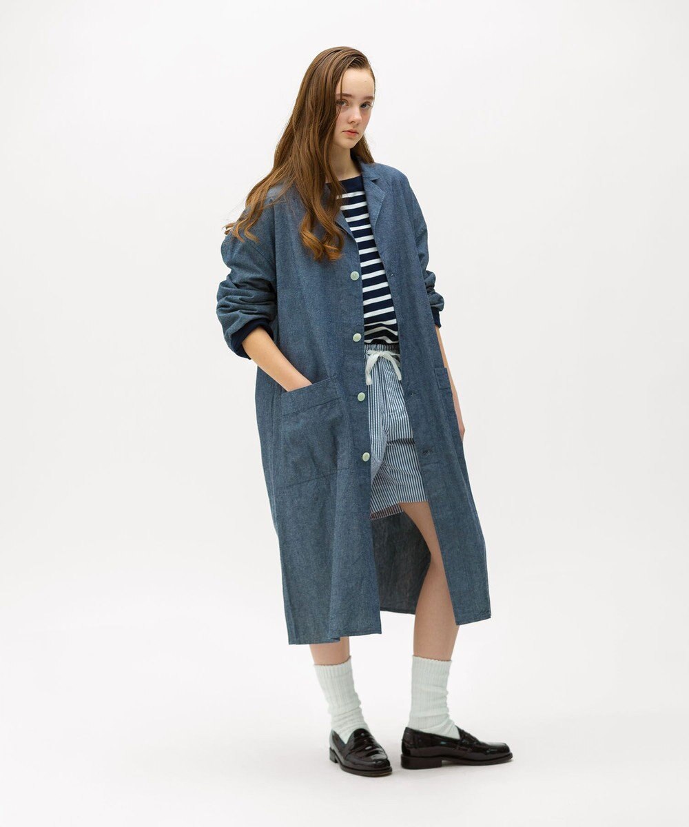 LENO DUNGAREES ATERIER COAT《UNISEX》/ ダンガリーアトリエコート 