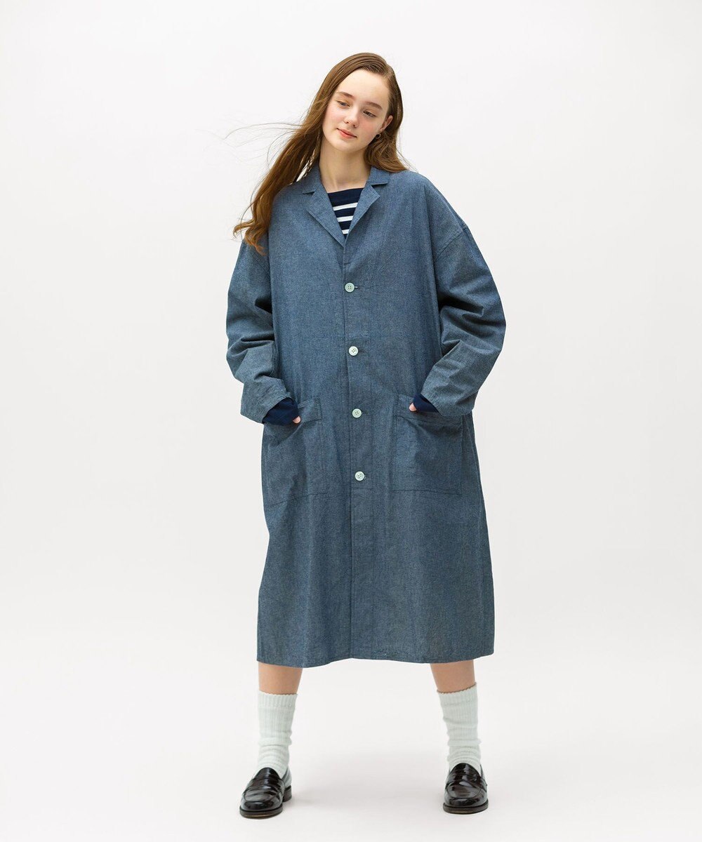 LENO DUNGAREES ATERIER COAT《UNISEX》/ ダンガリーアトリエコート 