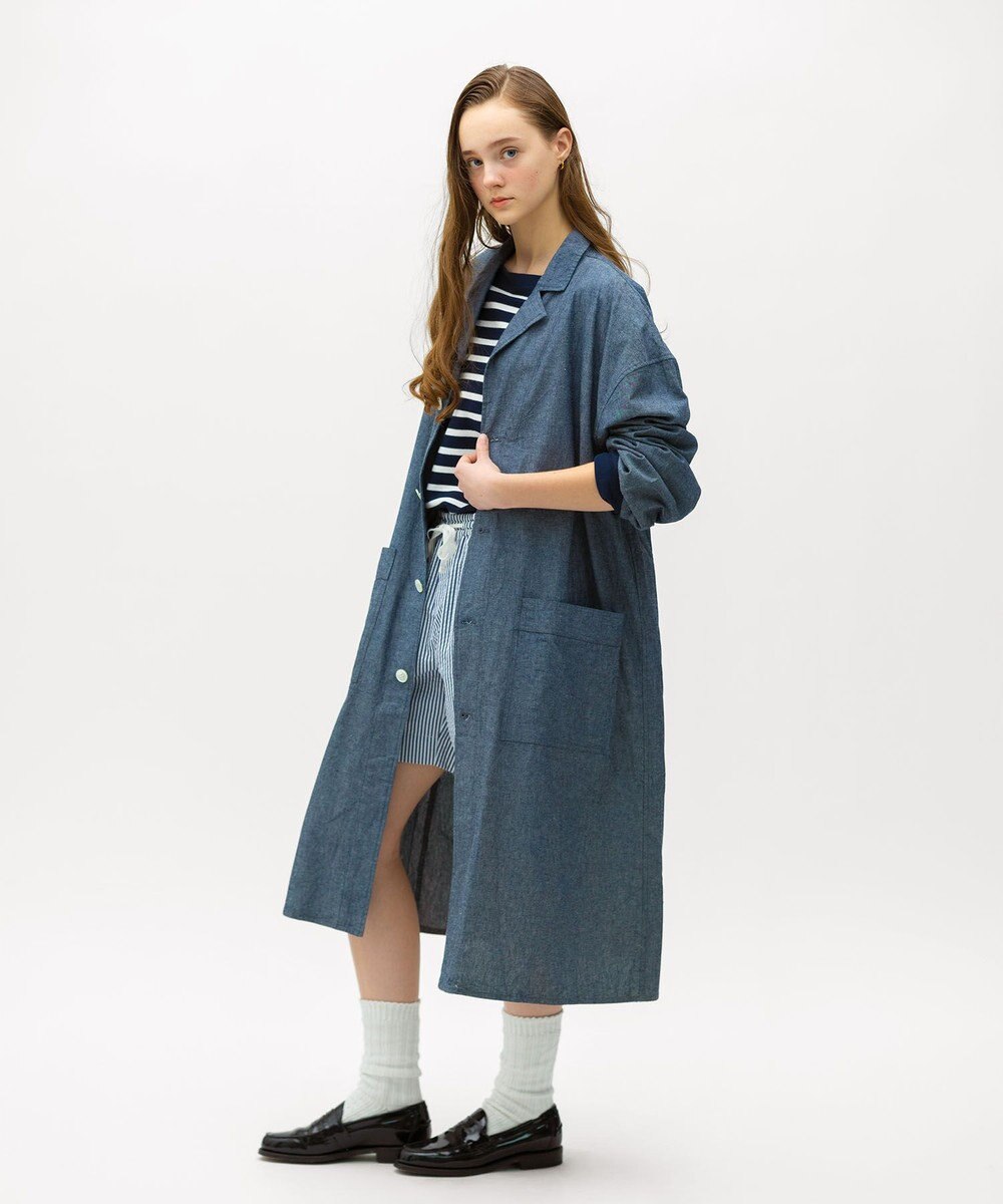 LENO DUNGAREES ATERIER COAT《UNISEX》/ ダンガリーアトリエコート 