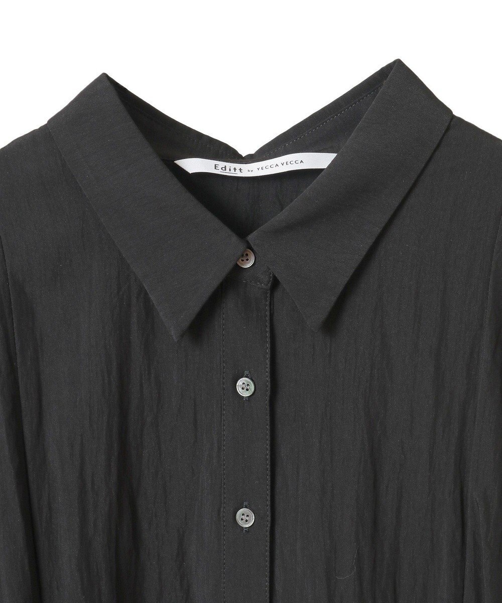 YECCA VECCA 【接触冷感】裾バルーン切替デザインヘムシャツ 